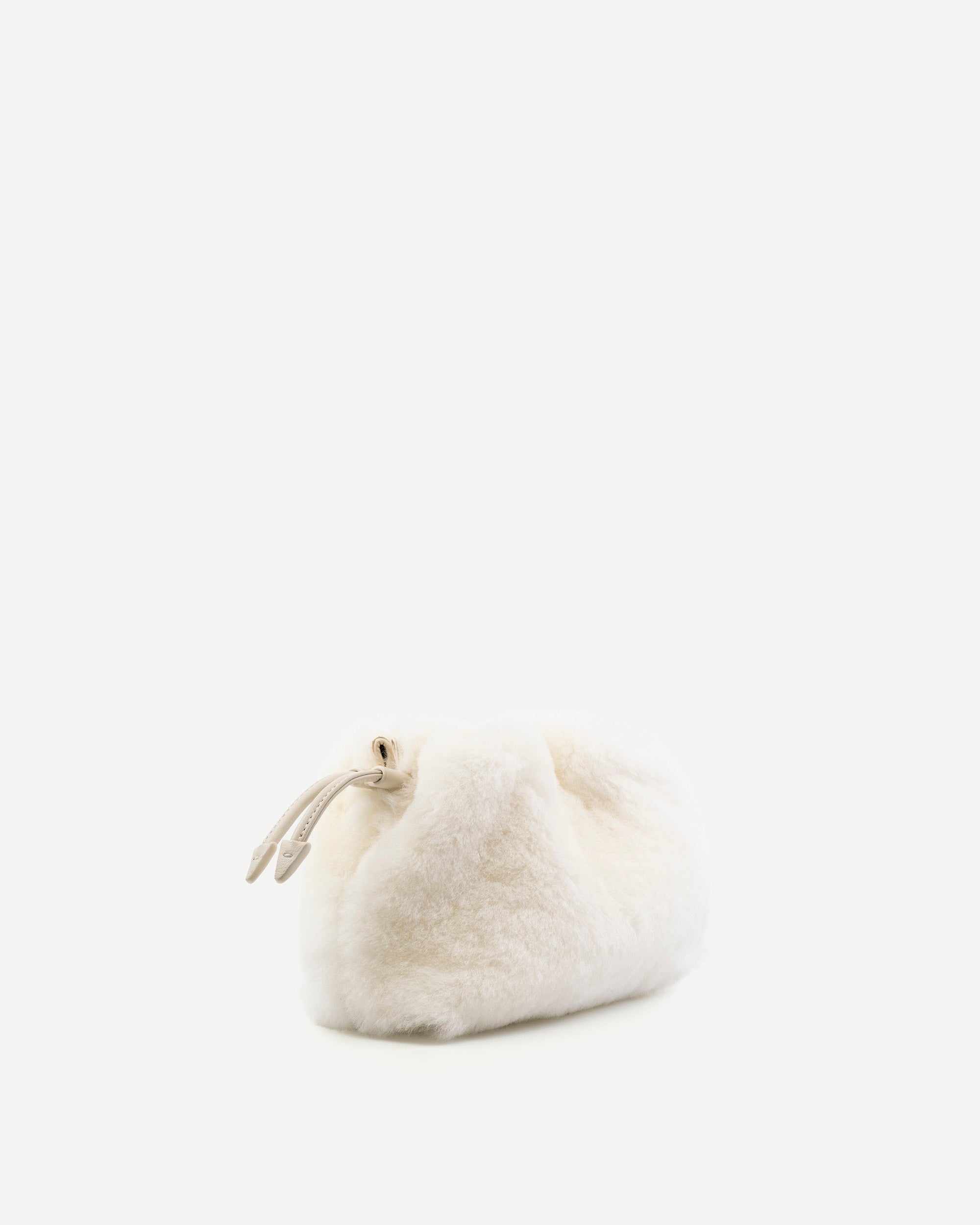 Alexandra Petite Drawstring | Ivory Shearling