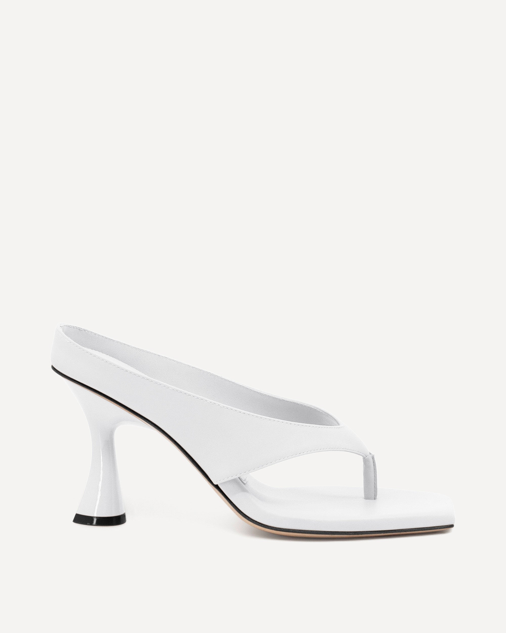 Angela 90 Heel | White