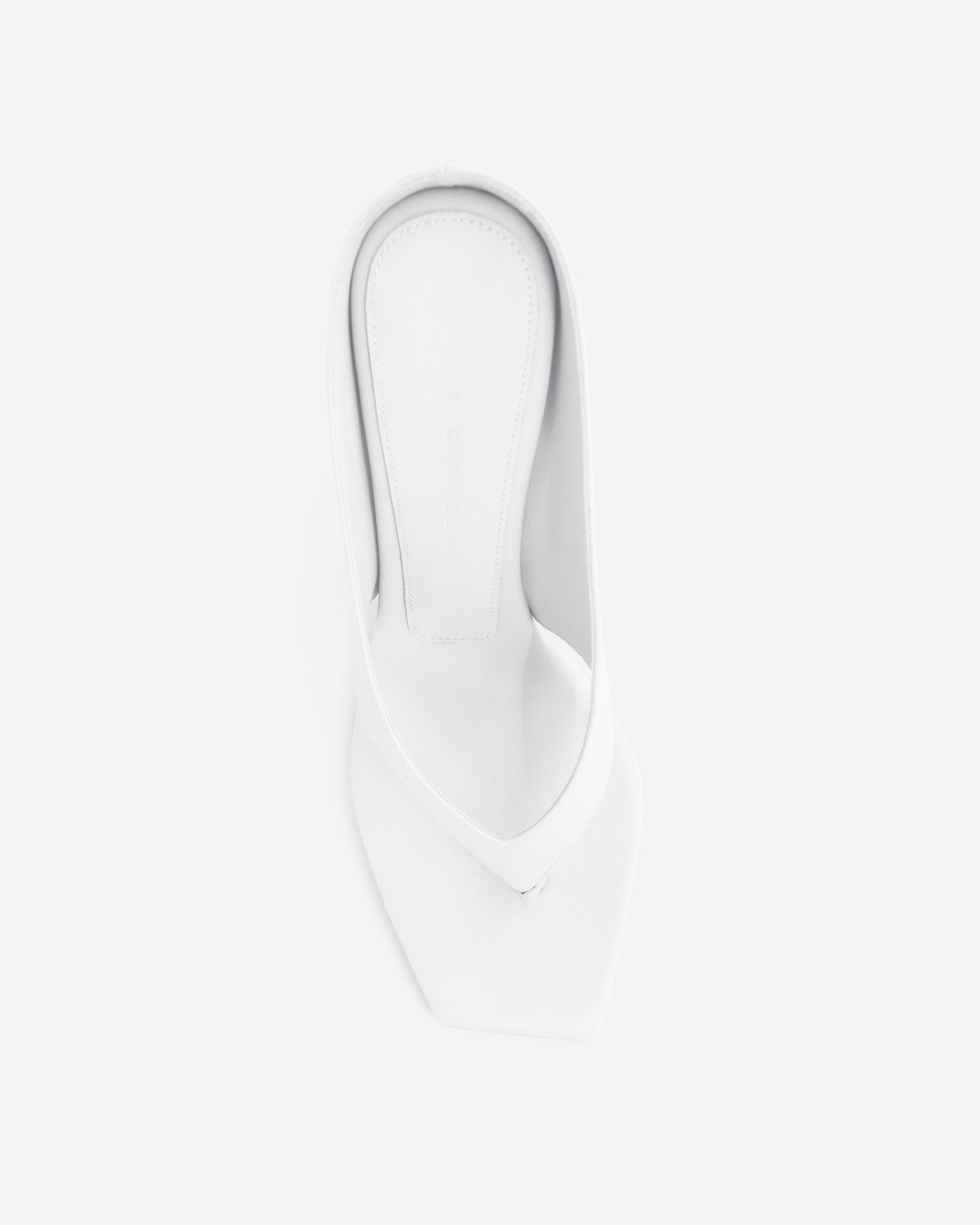 Angela 90 Heel | White