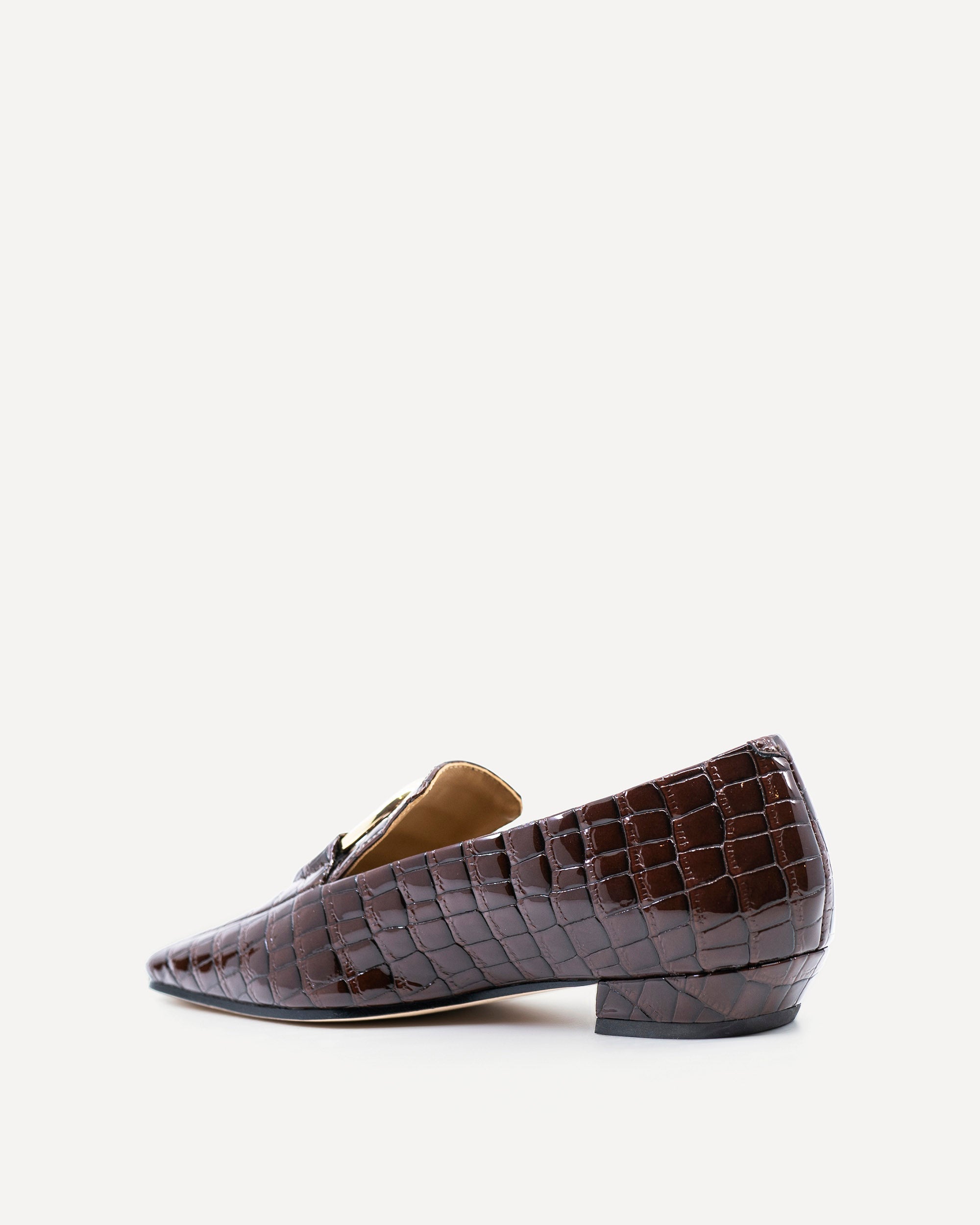 Austin Loafer | Burgundy Crocodile