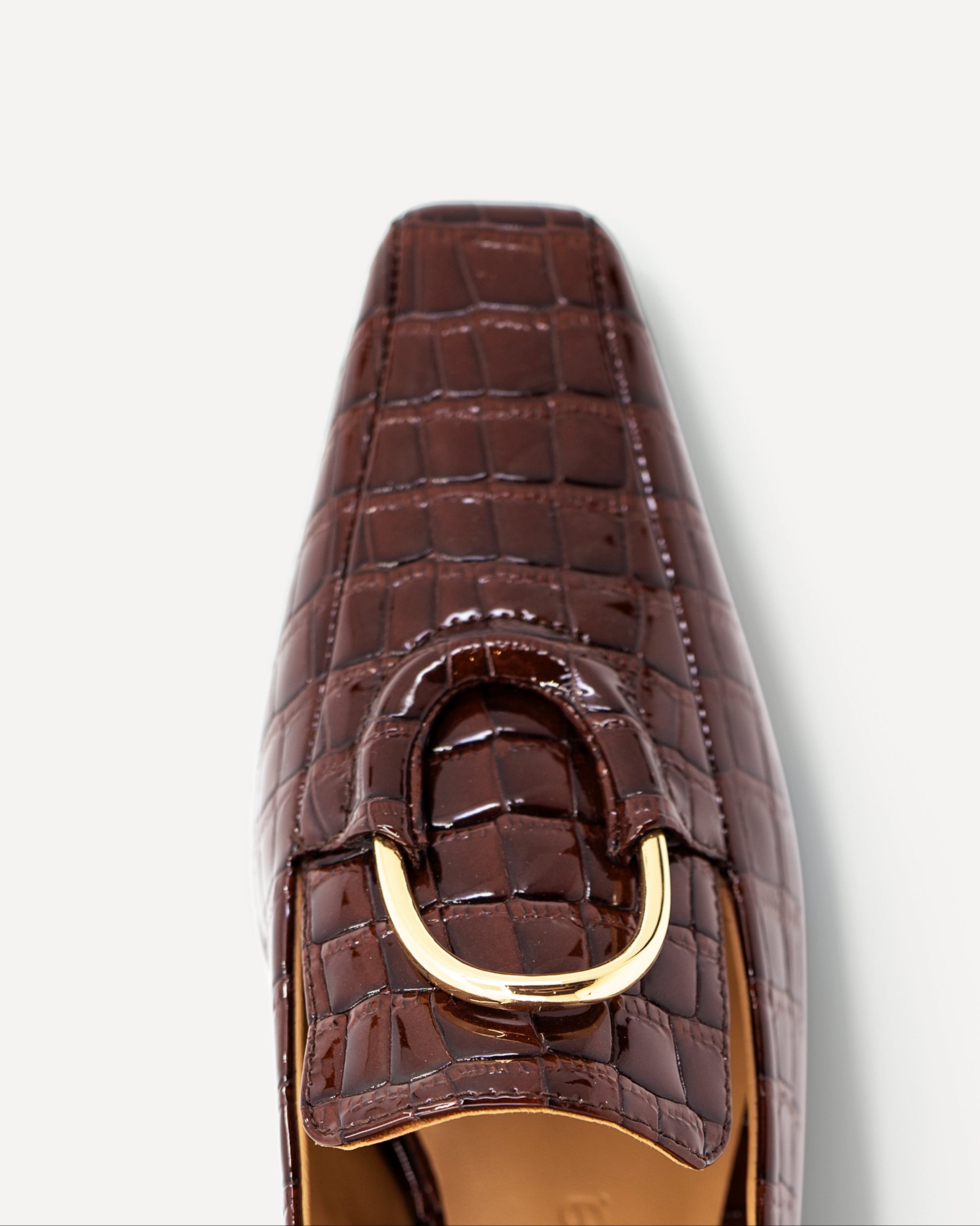 Austin Loafer | Burgundy Crocodile