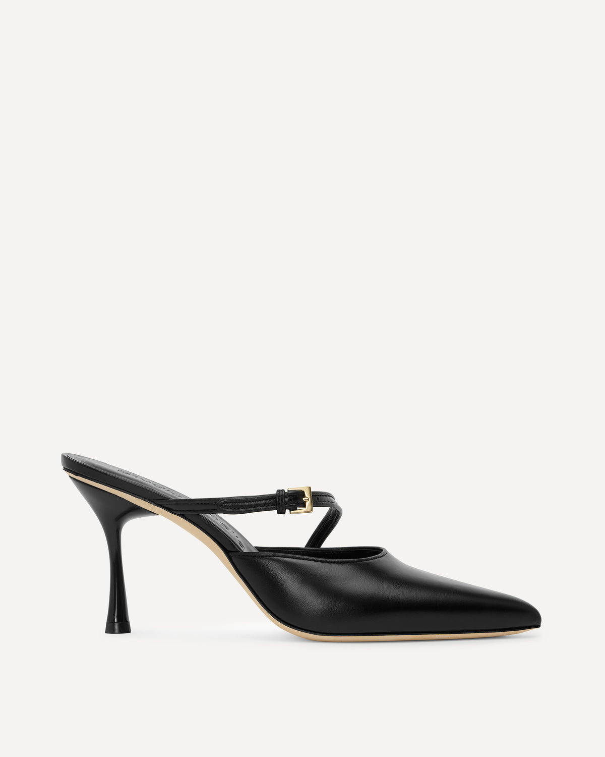 Alto 90 Mule | Black – Studio Amelia