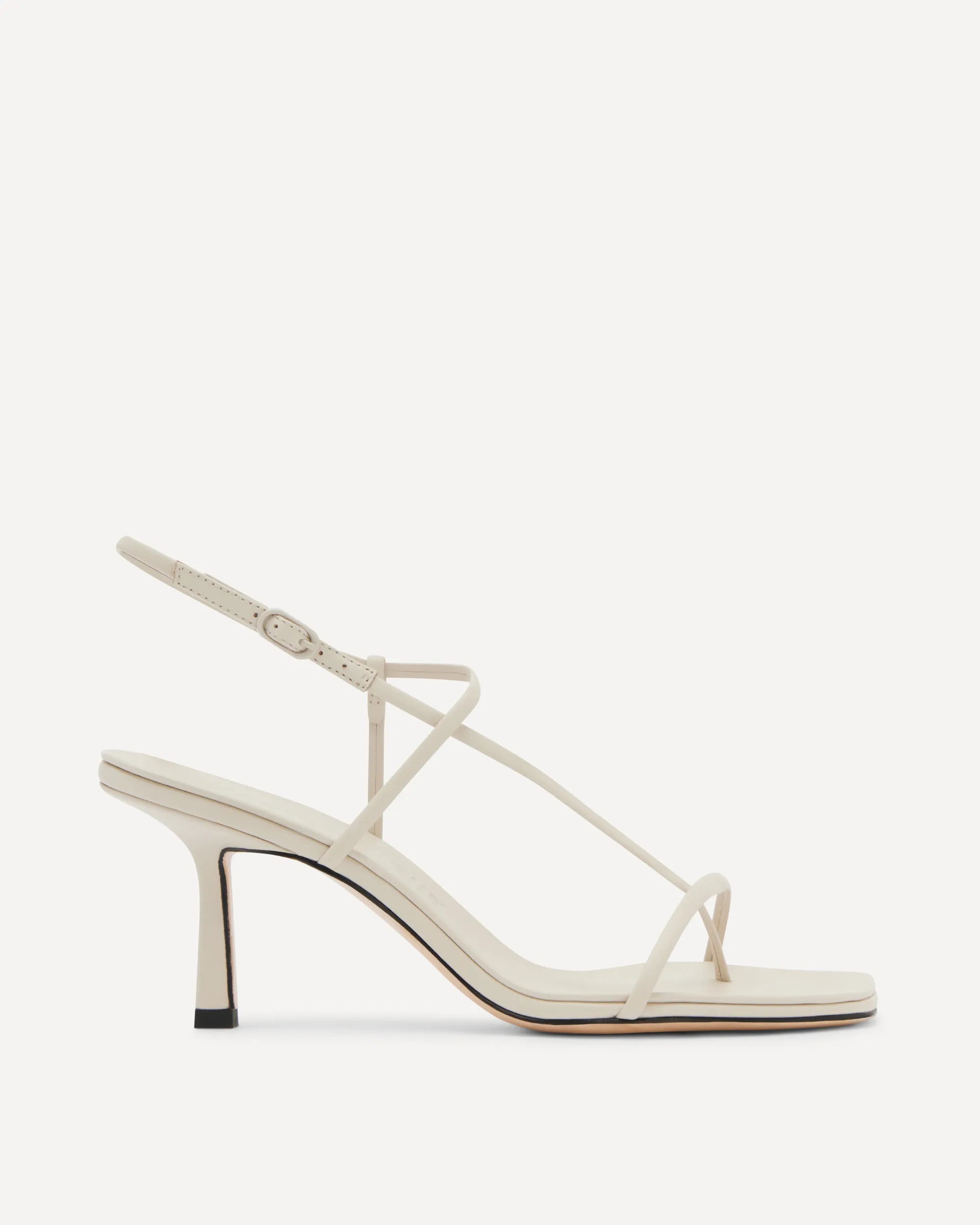 Cross Front 70 Heel | Stone