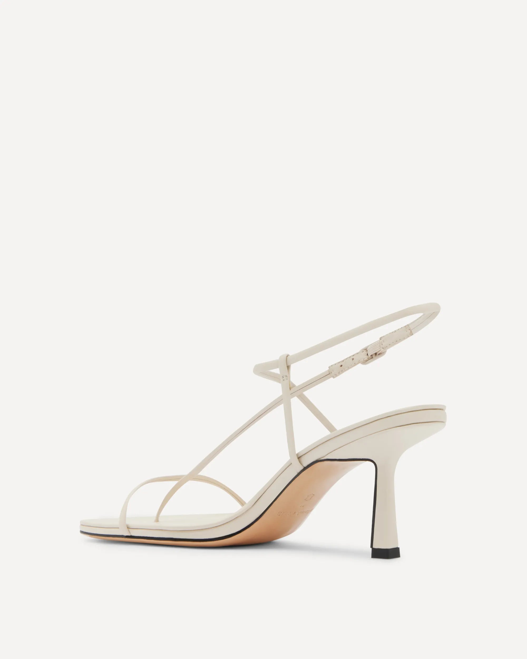 Cross Front 70 Heel | Stone