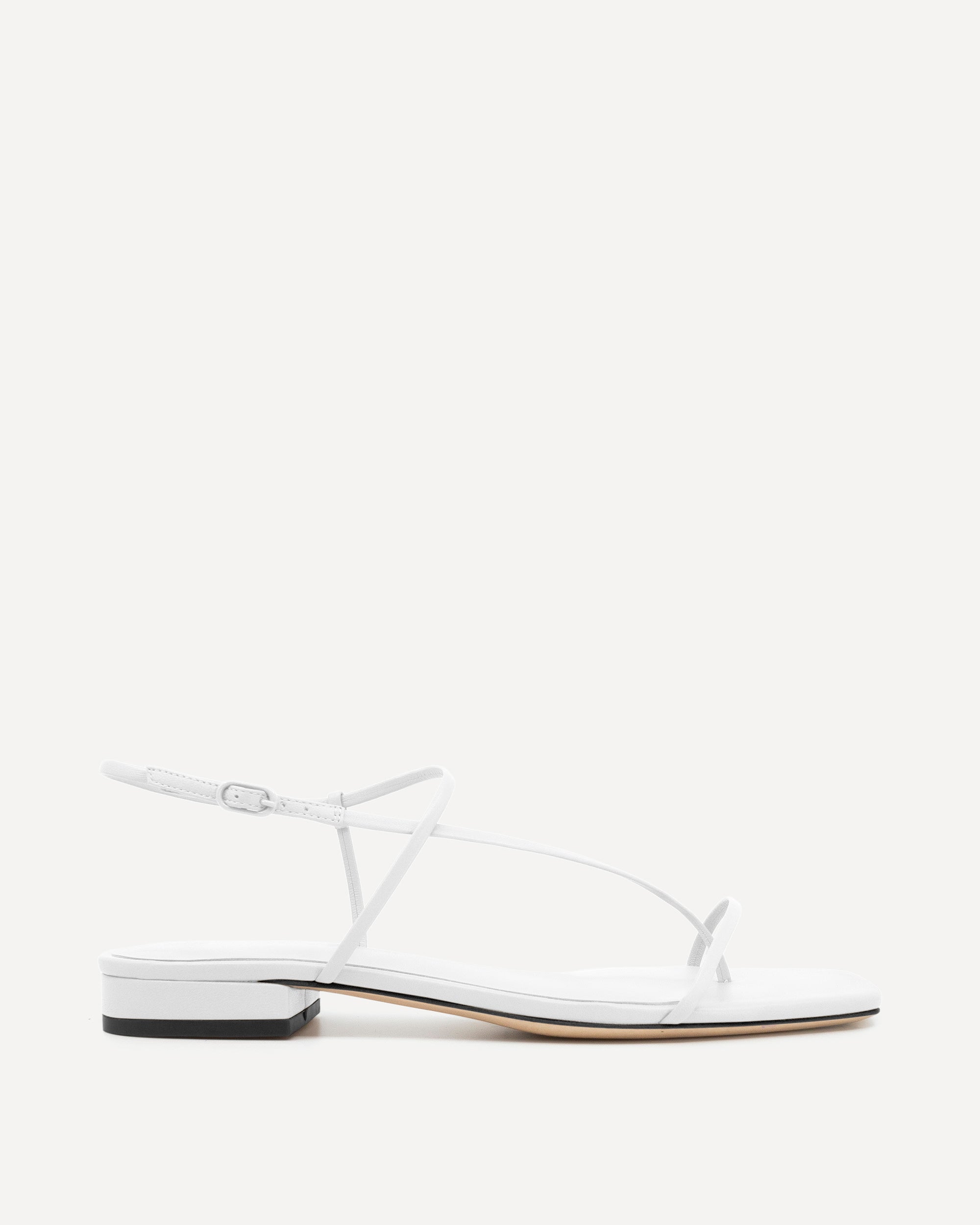 Cross Front Flat | White
