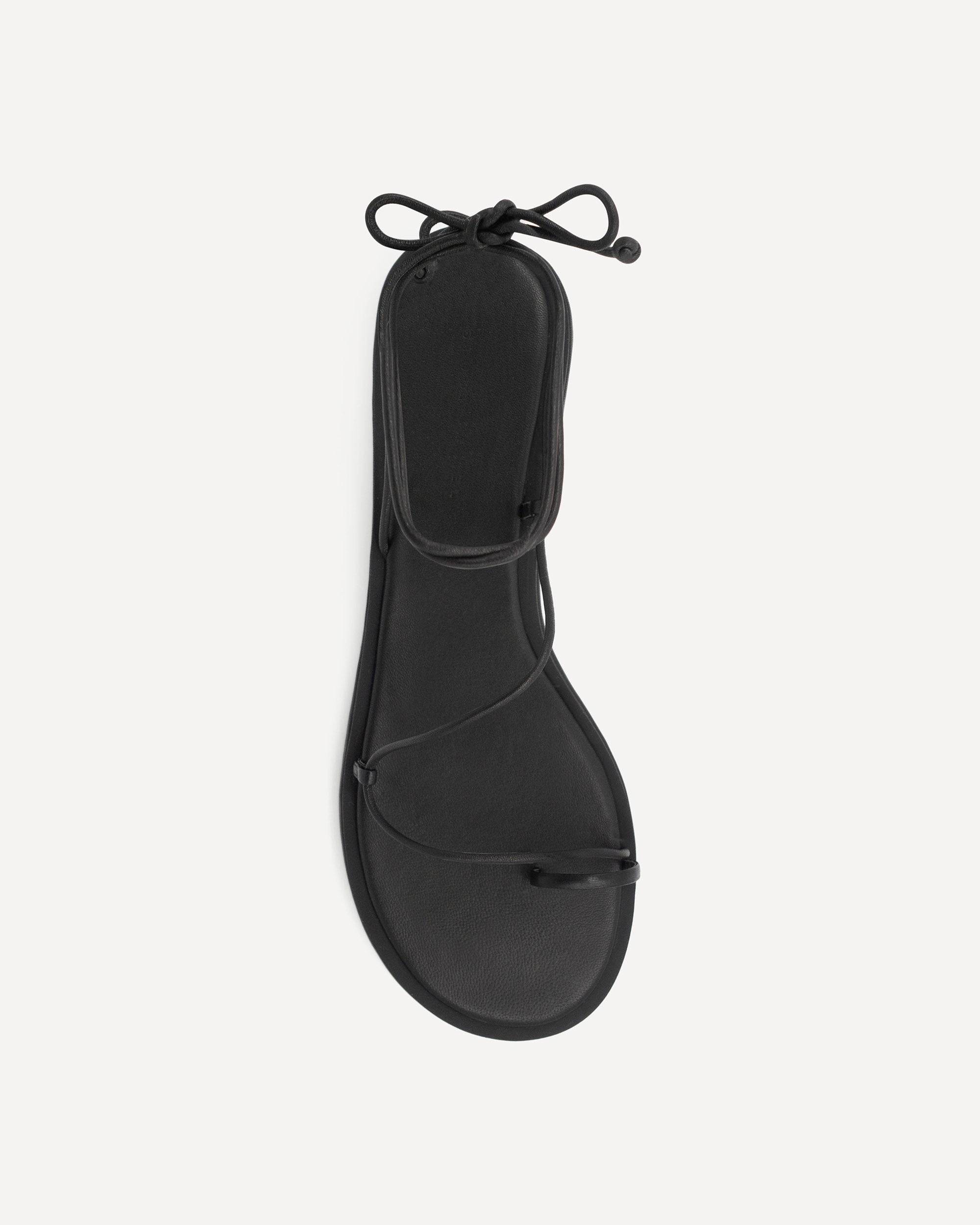 Emily Wrap Flat | Black