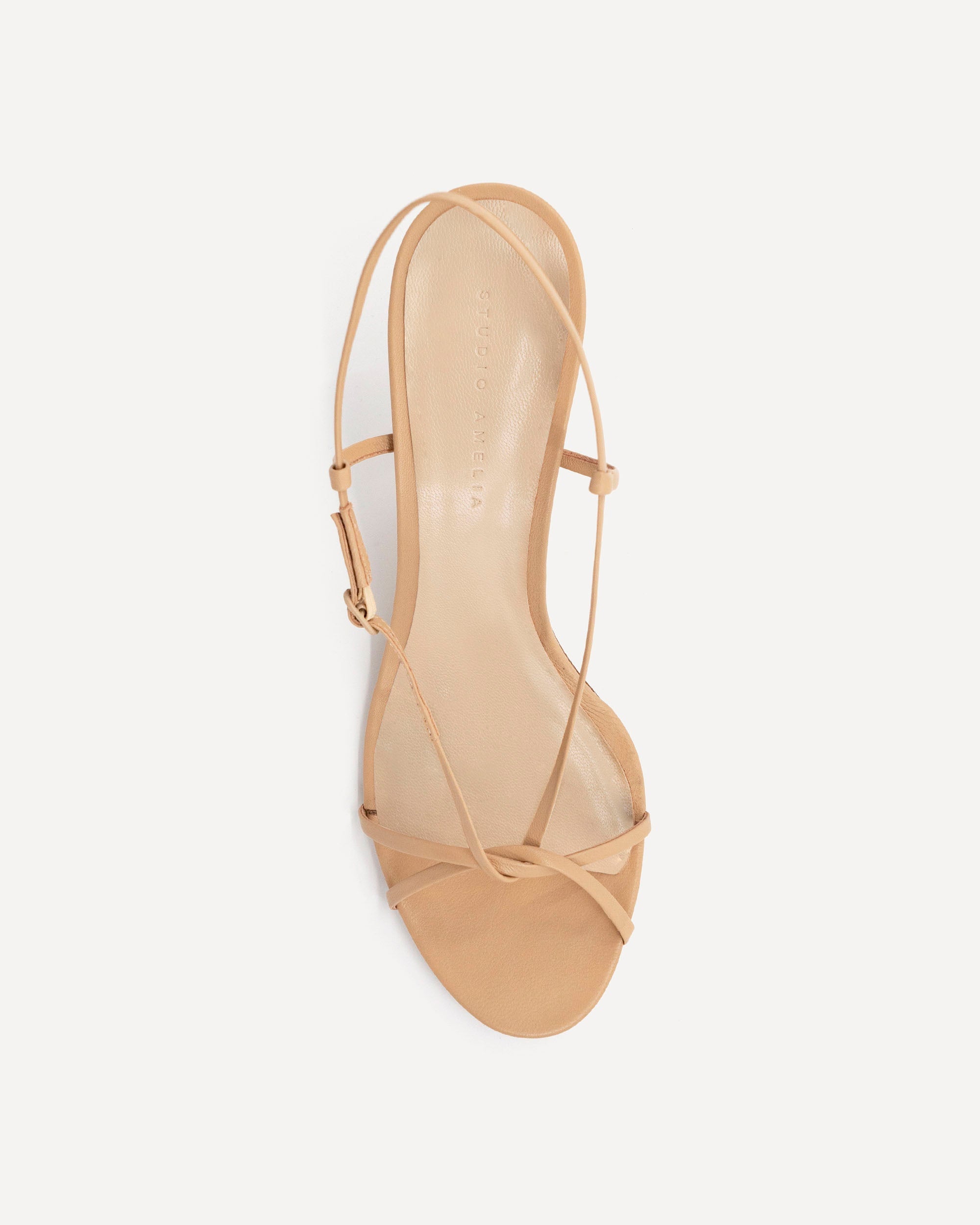 Entwined 70 Heel | Beige