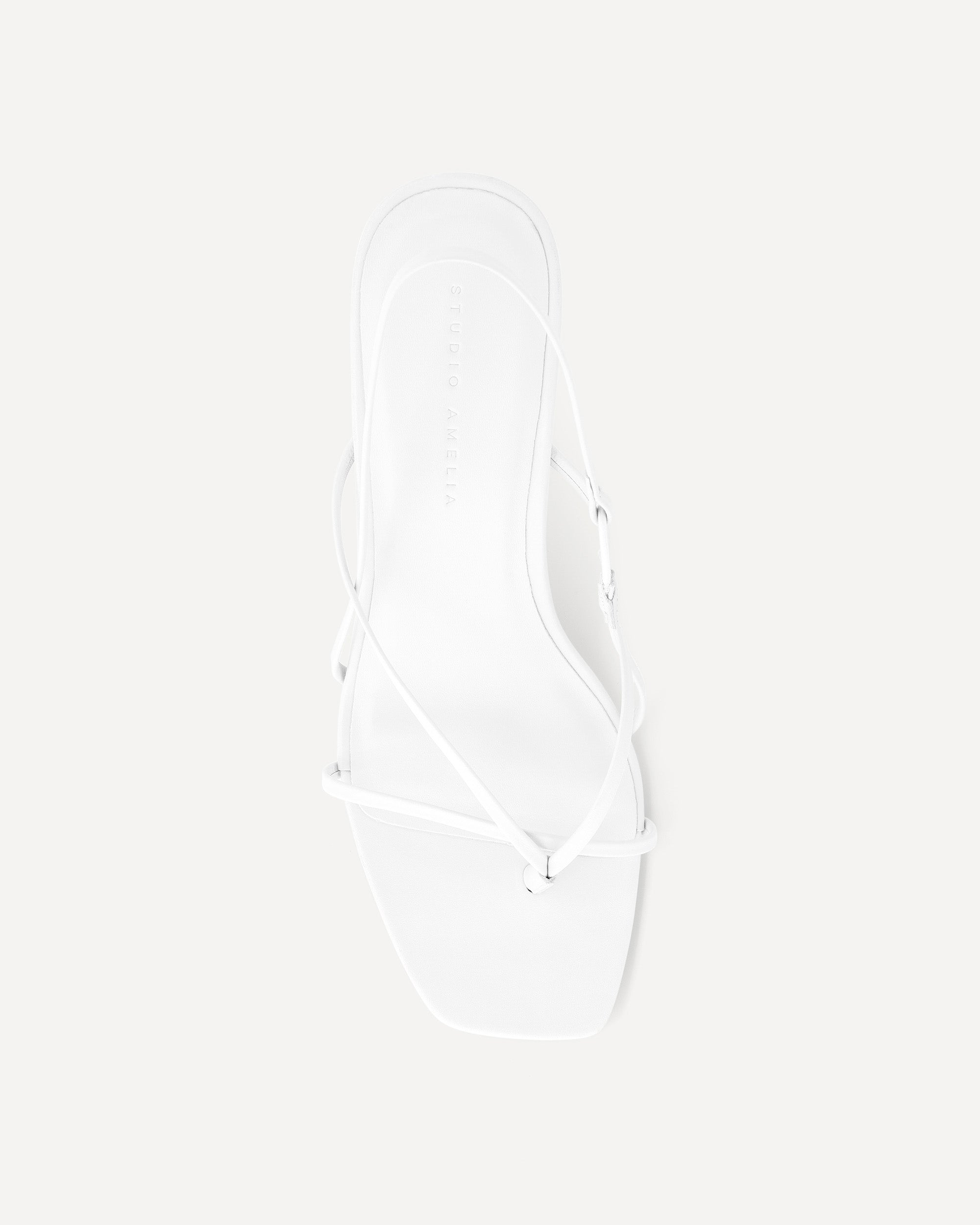 Flip Flop 75 Heel | White