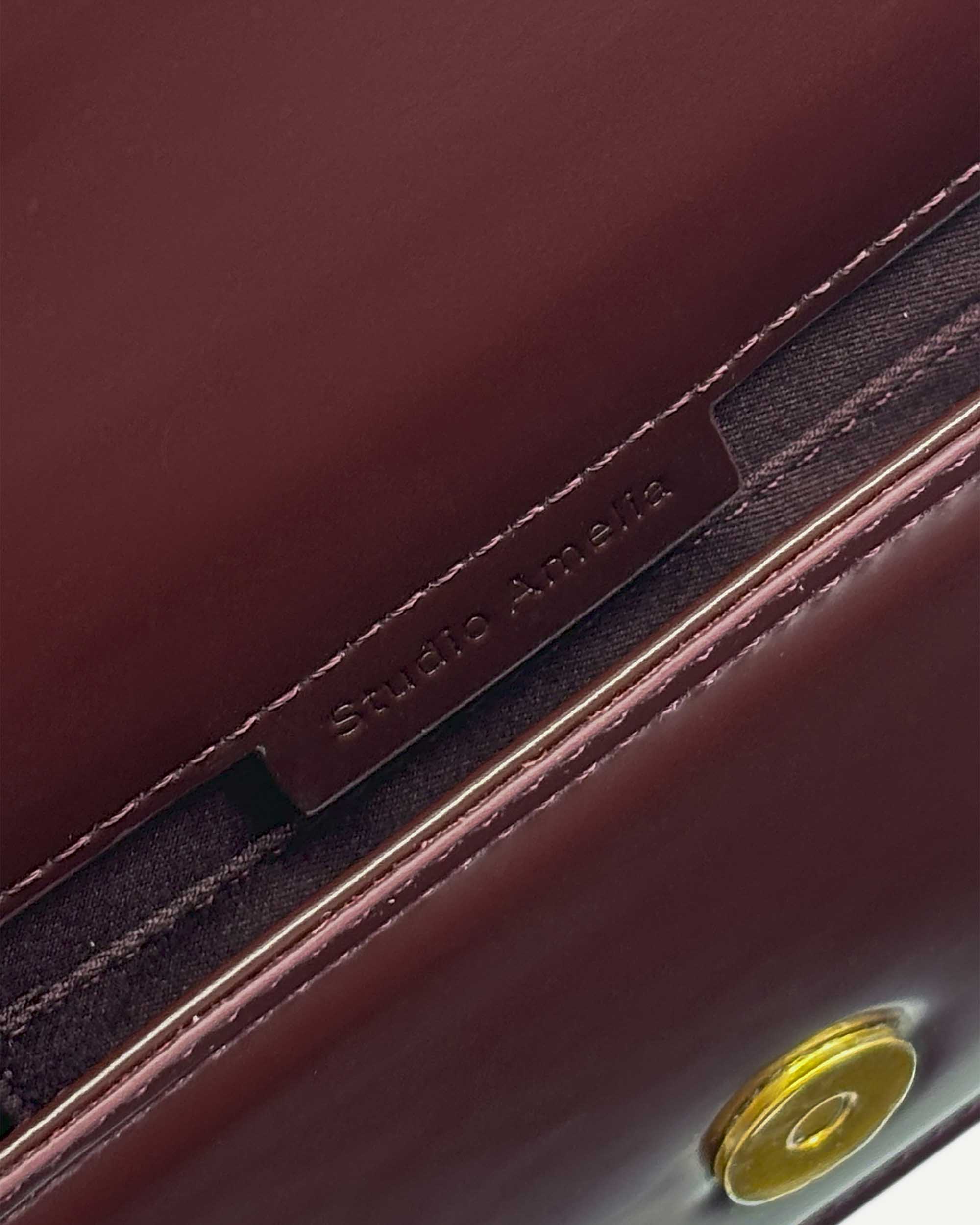 Audrey Mini Clutch | Burgundy