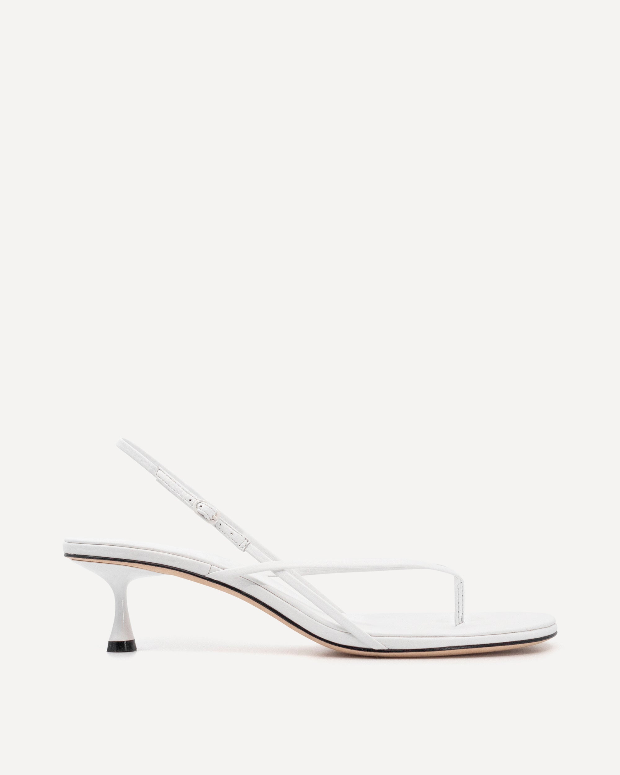 Wishbone 50 Heel | White