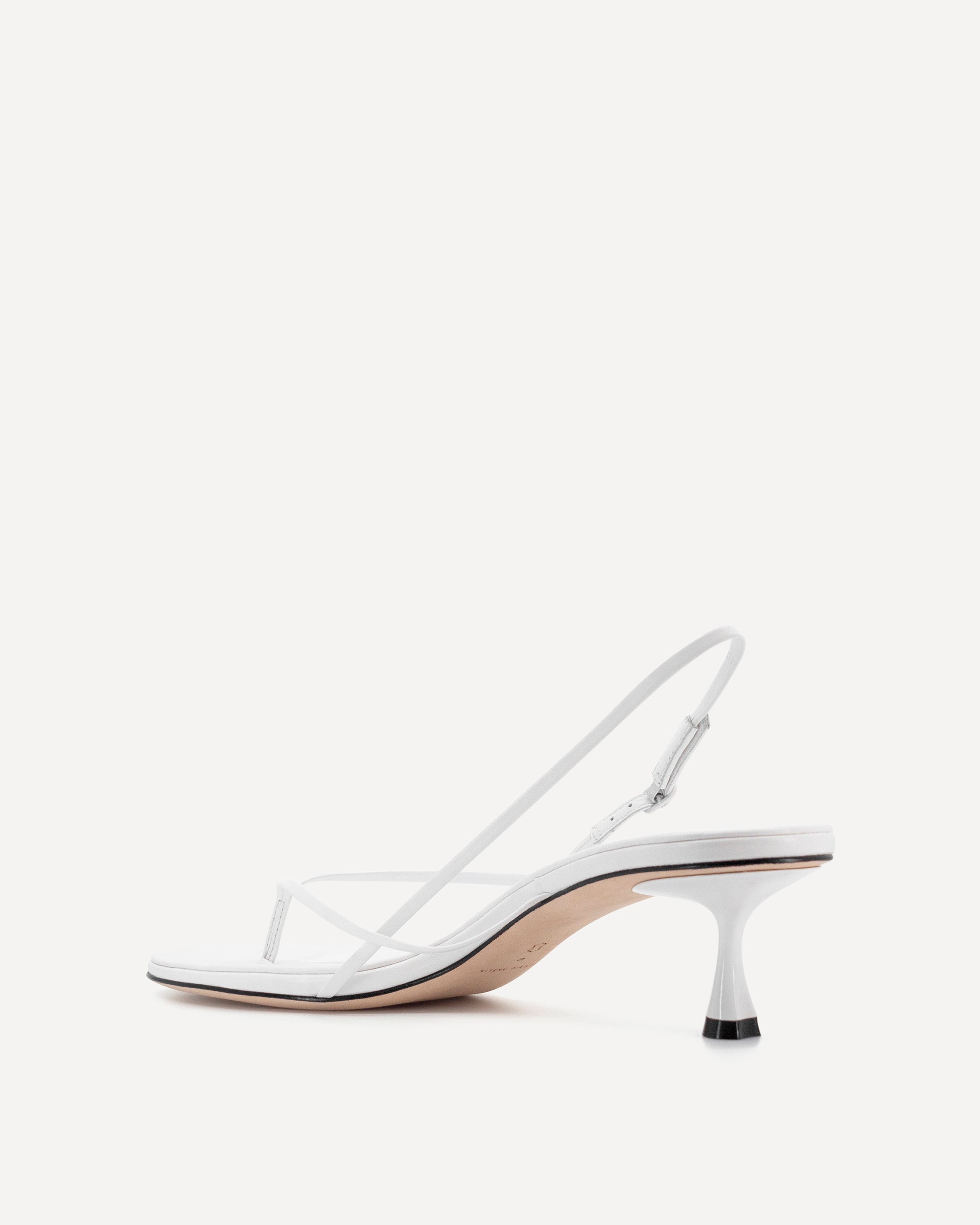 Wishbone 50 Heel | White
