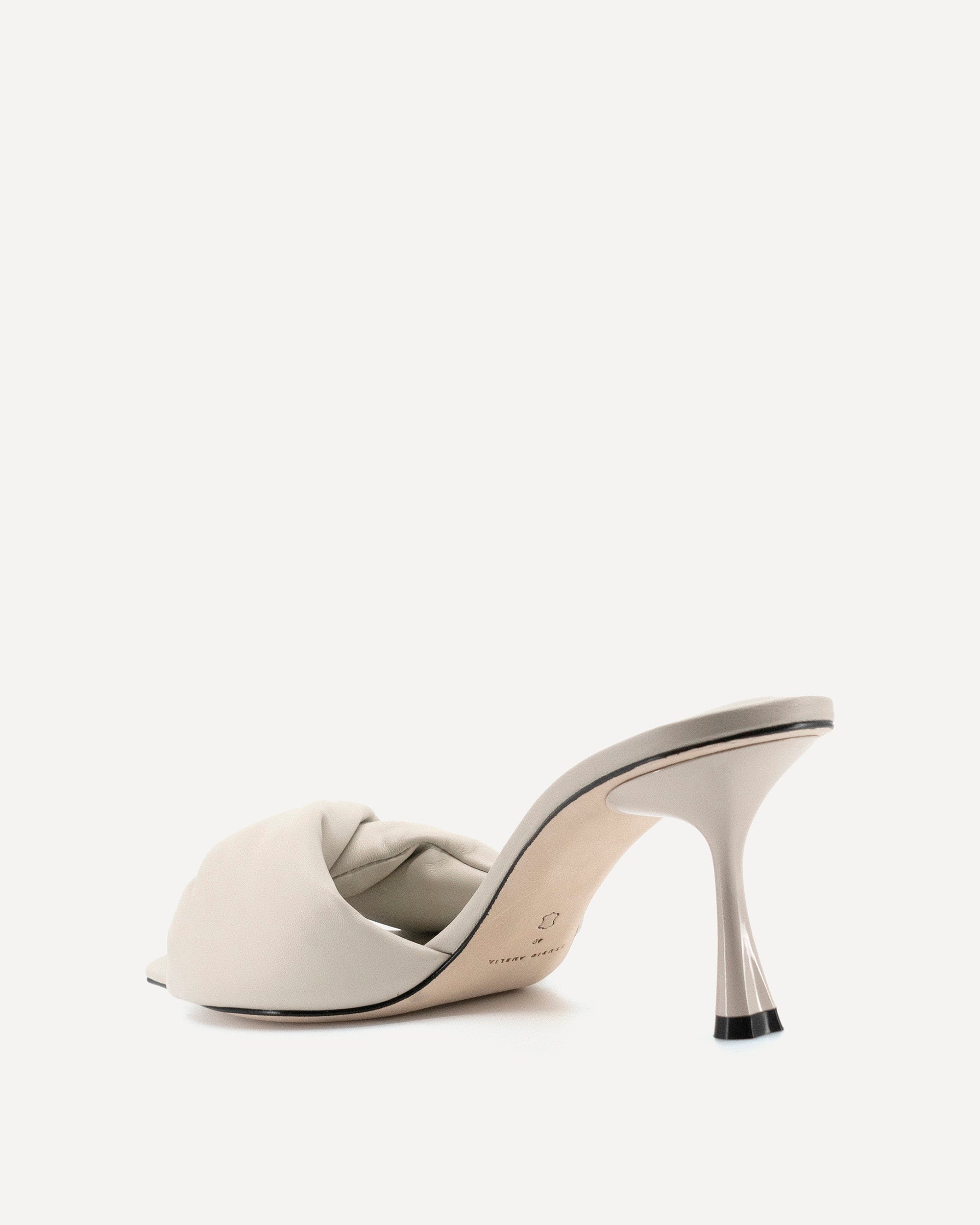 Twisted Front 70 Heel | Stone