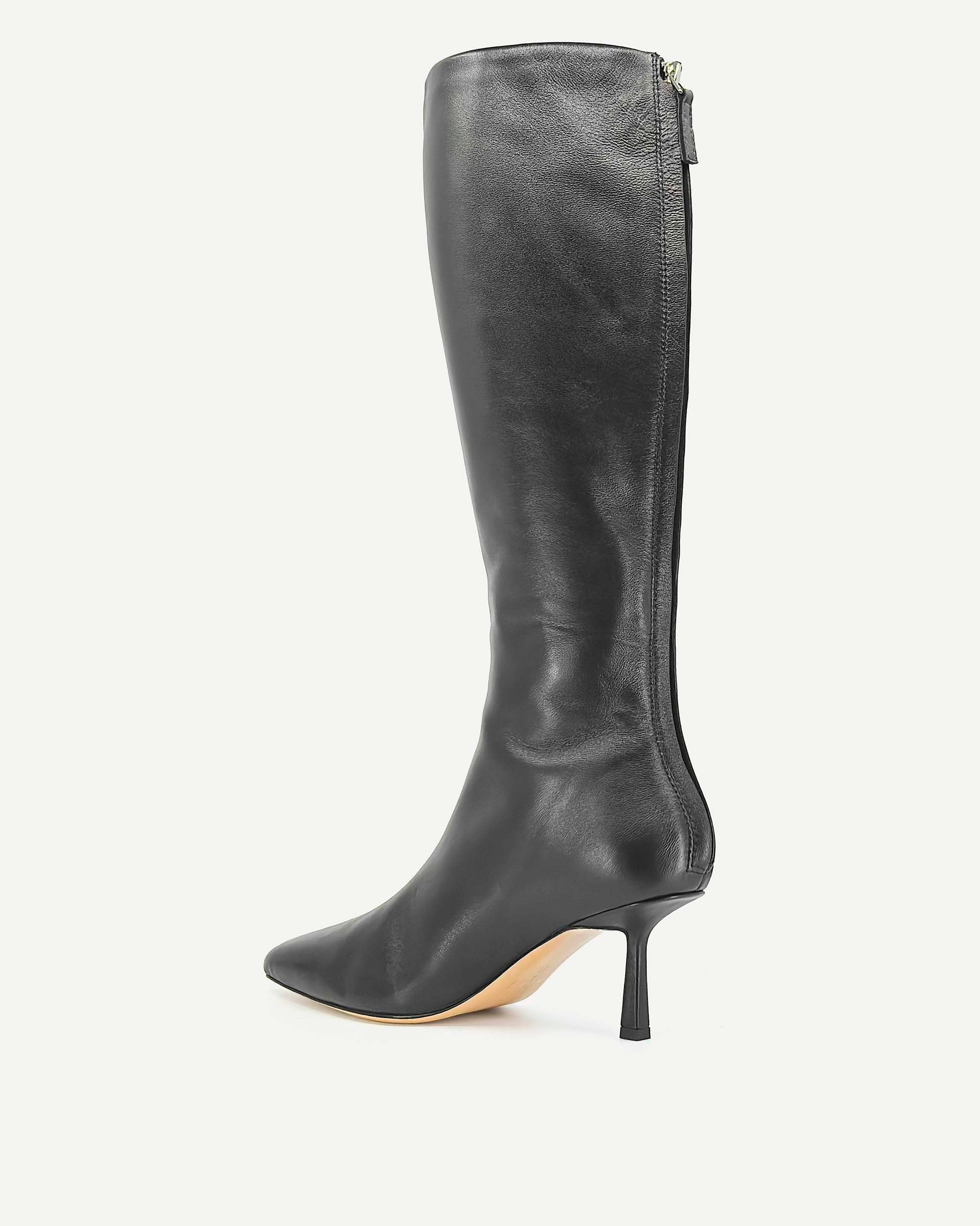 Petra Calf Boot | Black