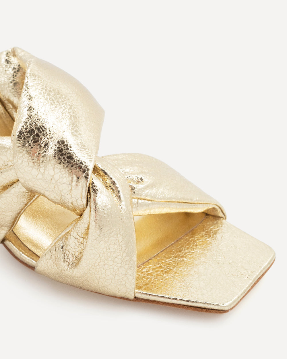 Pillow Loop 70 Heel | Gold