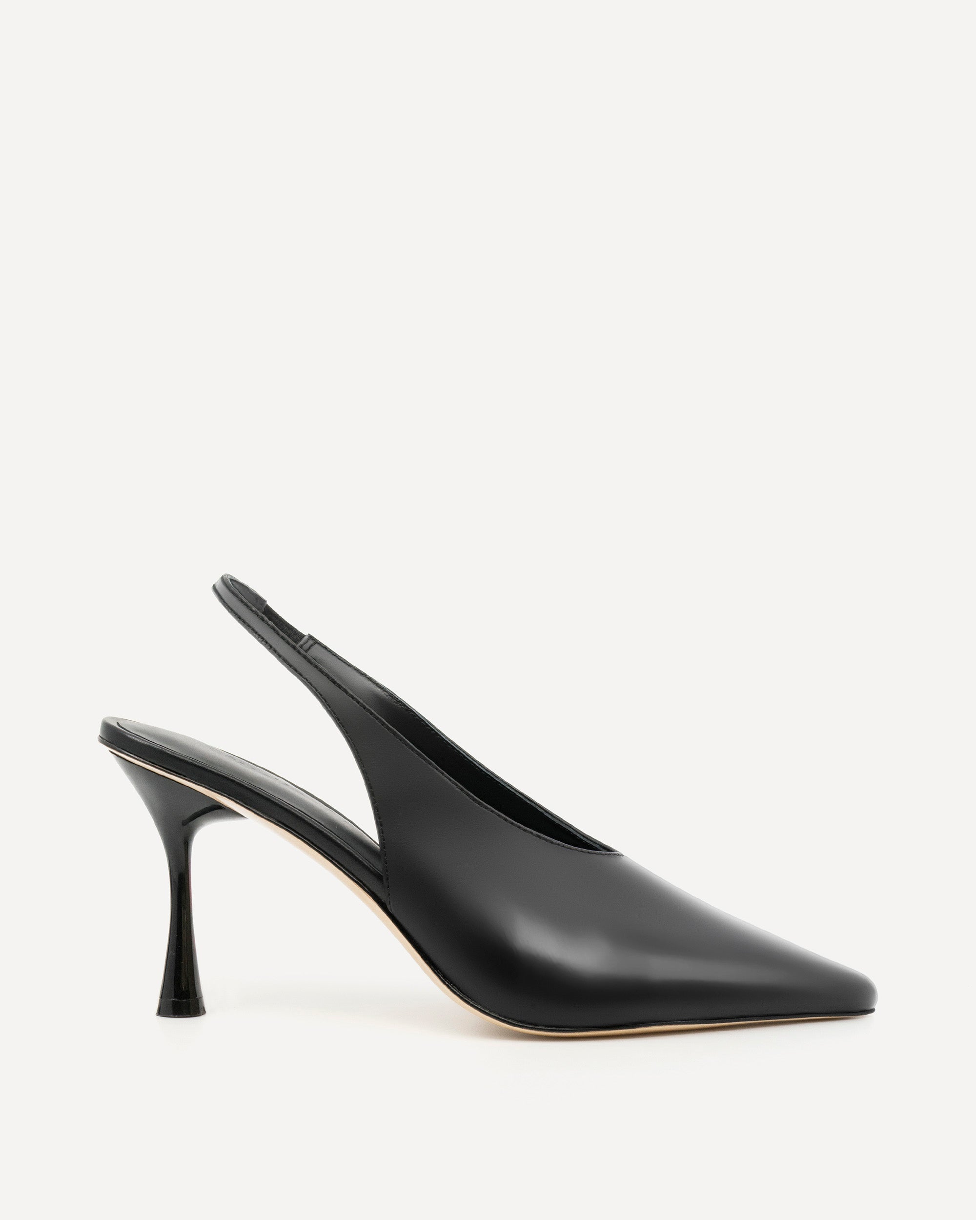 Razor Slingback 90 Heel | Black