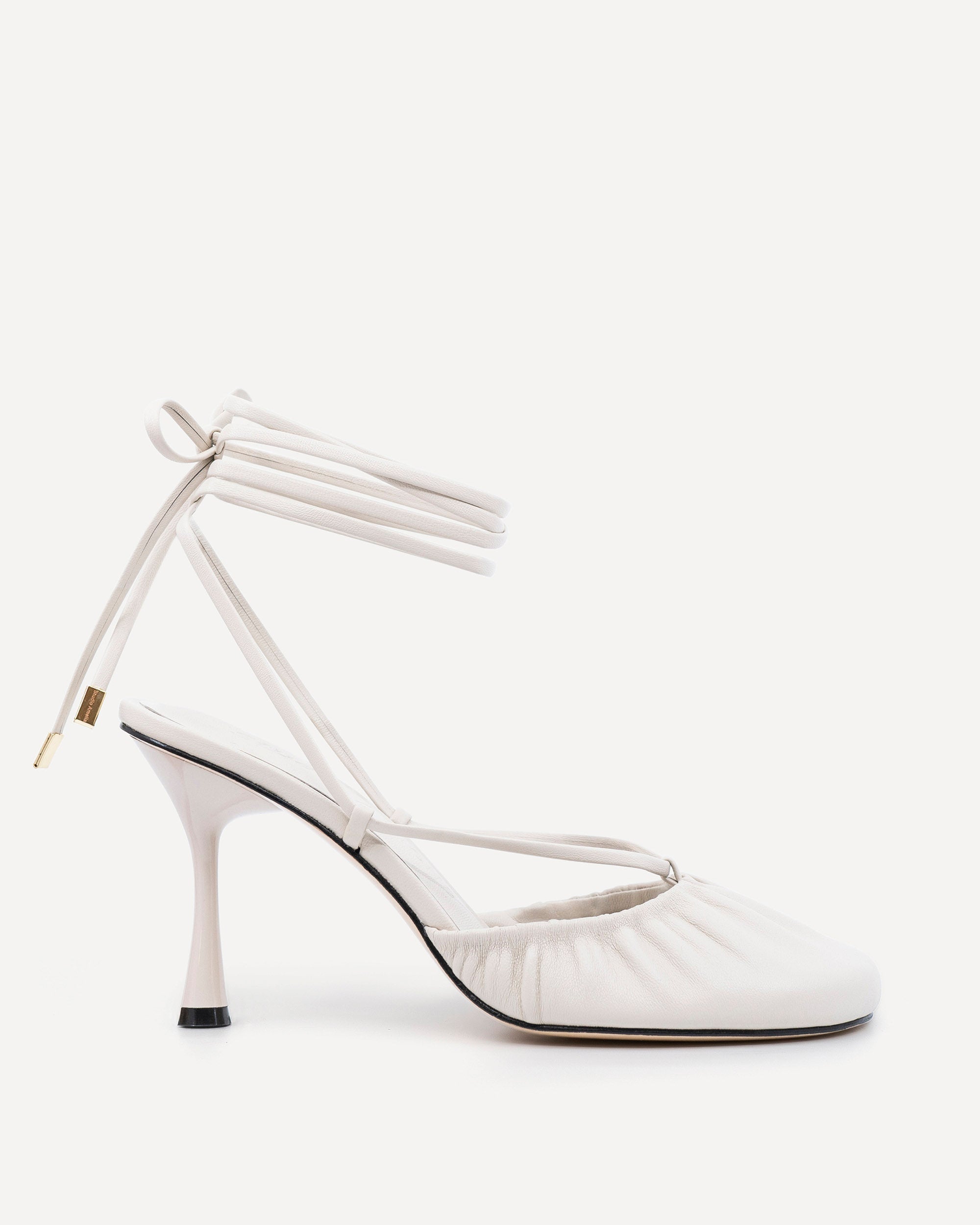 Ronde Laced 90 Heel | Stone