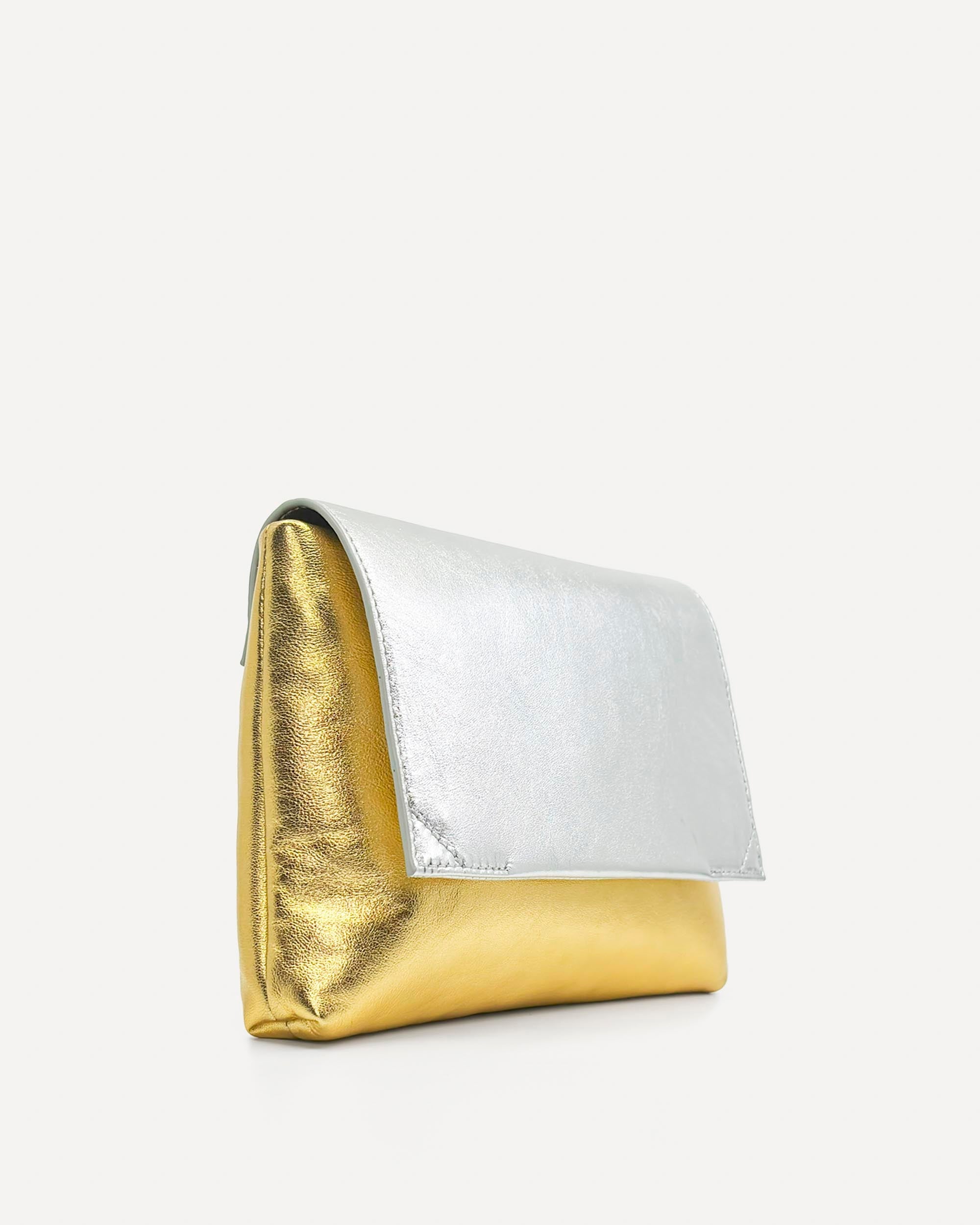 Sheath Clutch | Gold/Silver
