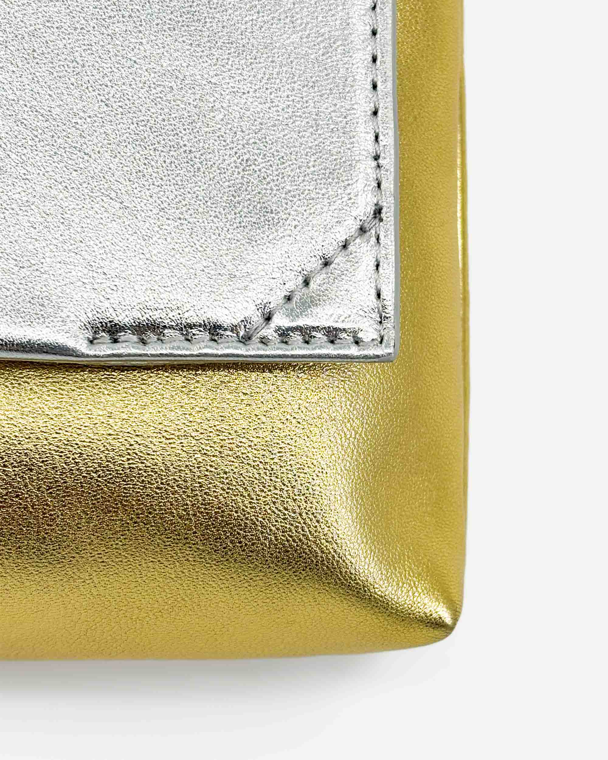 Sheath Clutch | Gold/Silver