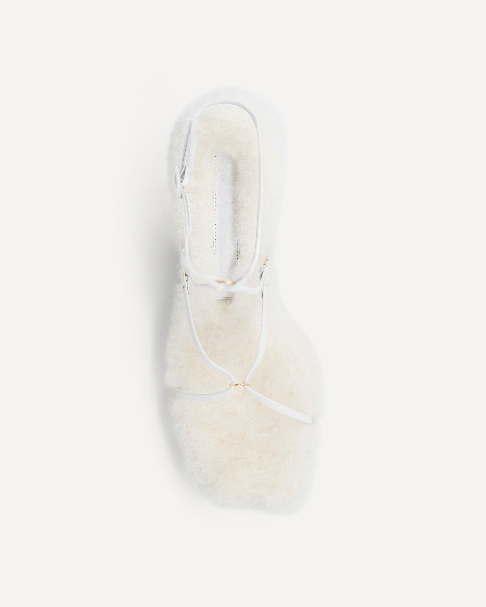 Sissonne 80 Heel | White Shearling