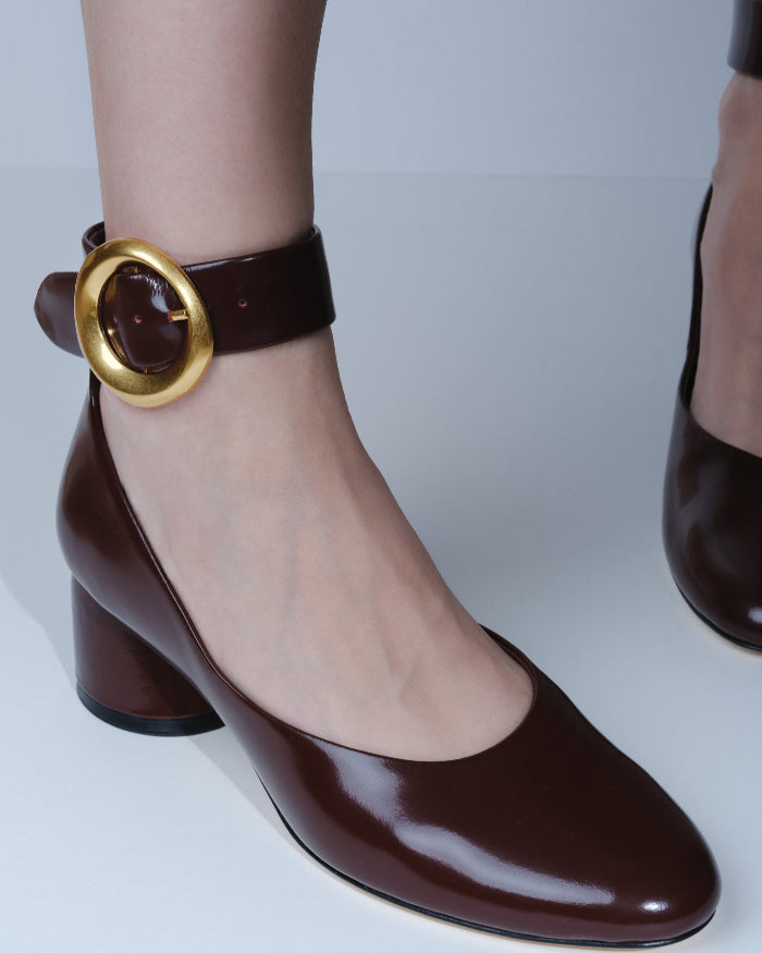 Allegra 50 Mule | Burgundy