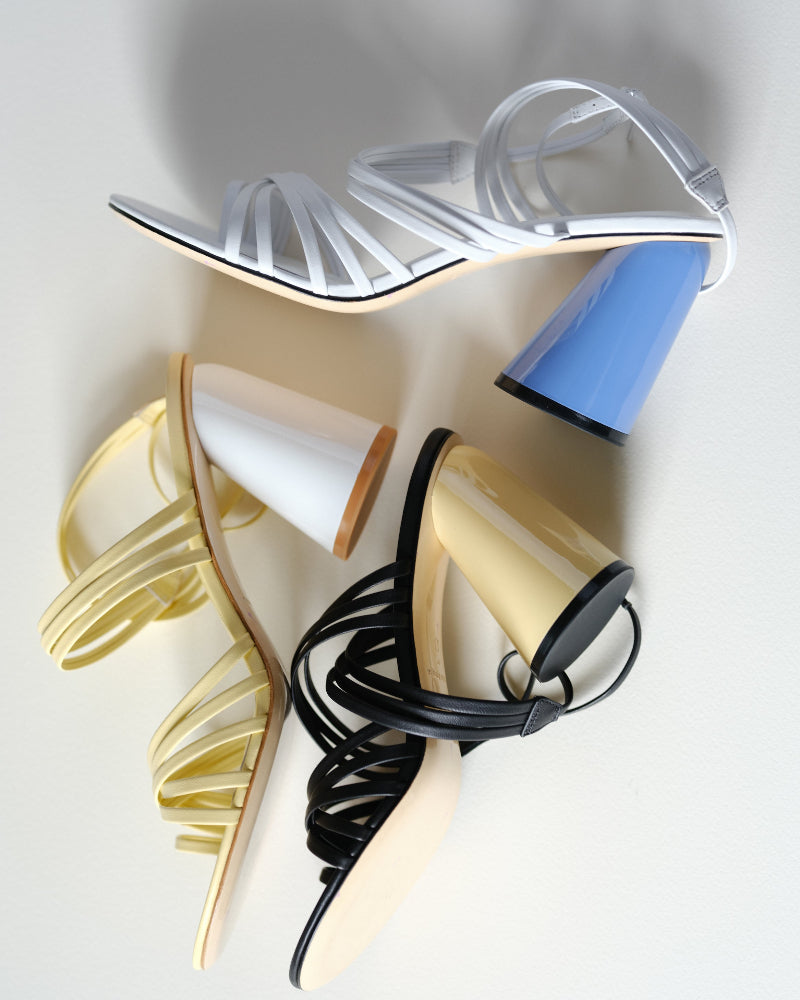 Calypso 90 Heel | White