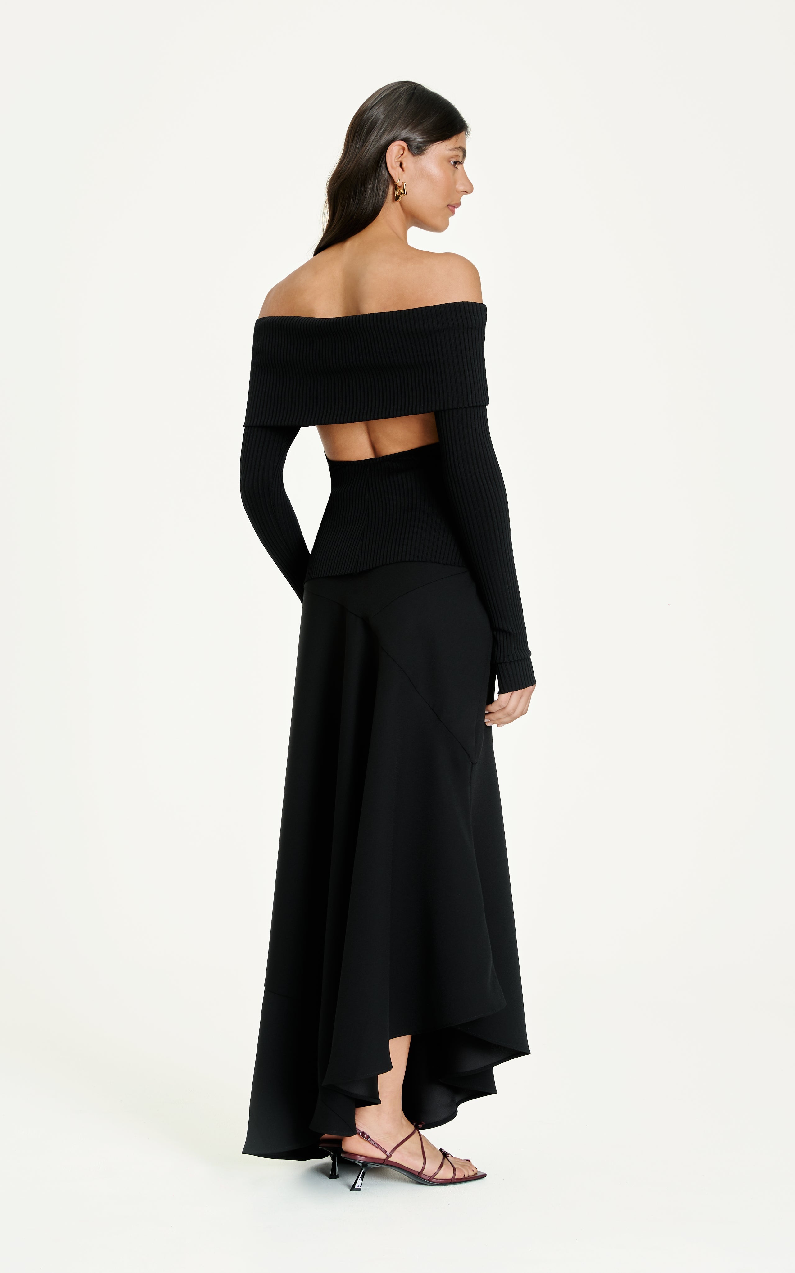 Ravine Rib Top | Black - SAMPLE