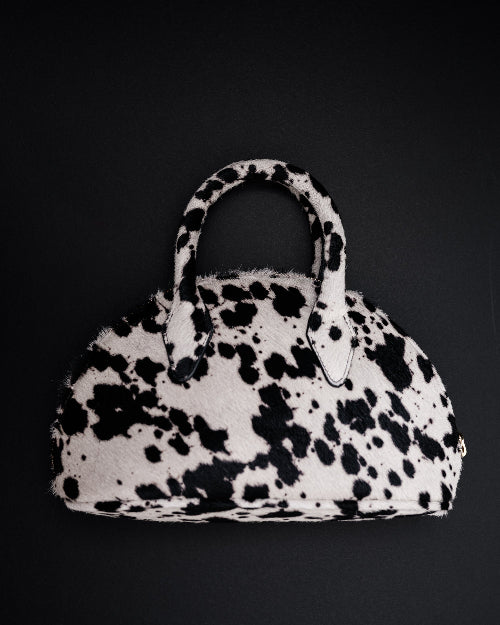 Dalmatian printed womens handbag