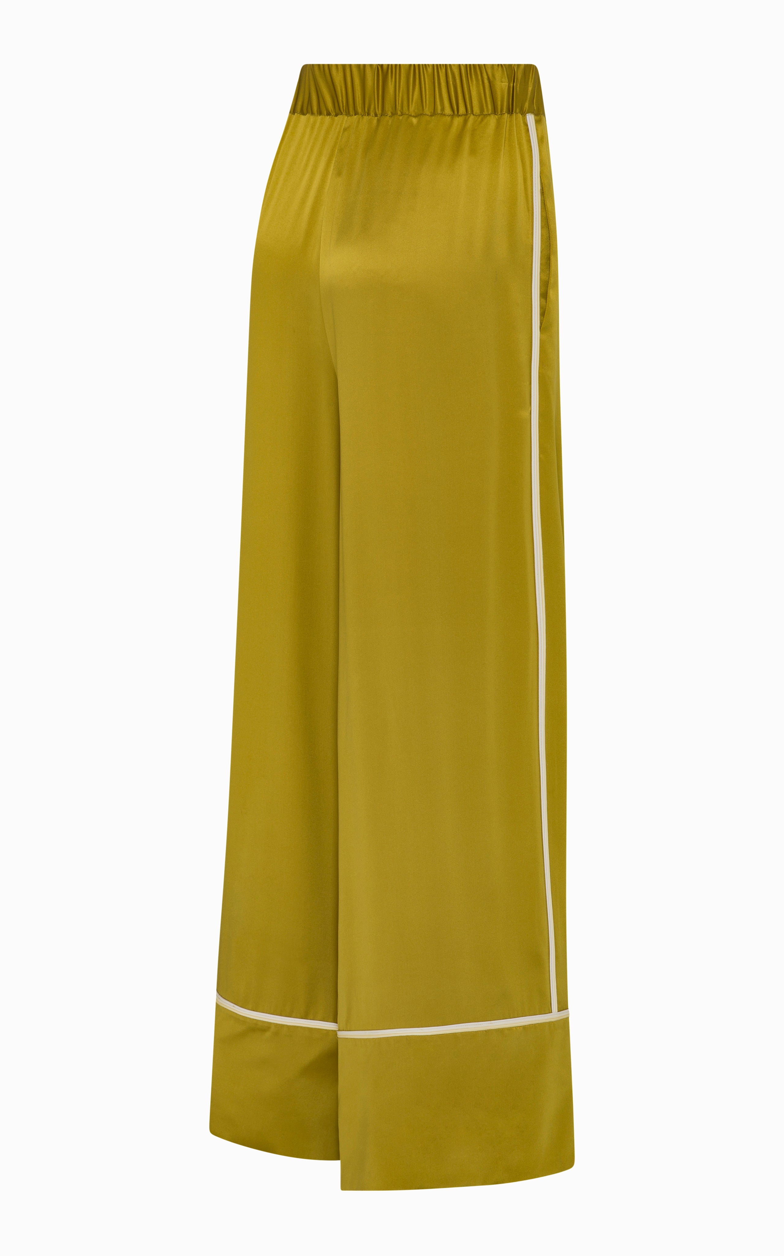 Vespa Piped Palazzo Pant | Sulphur