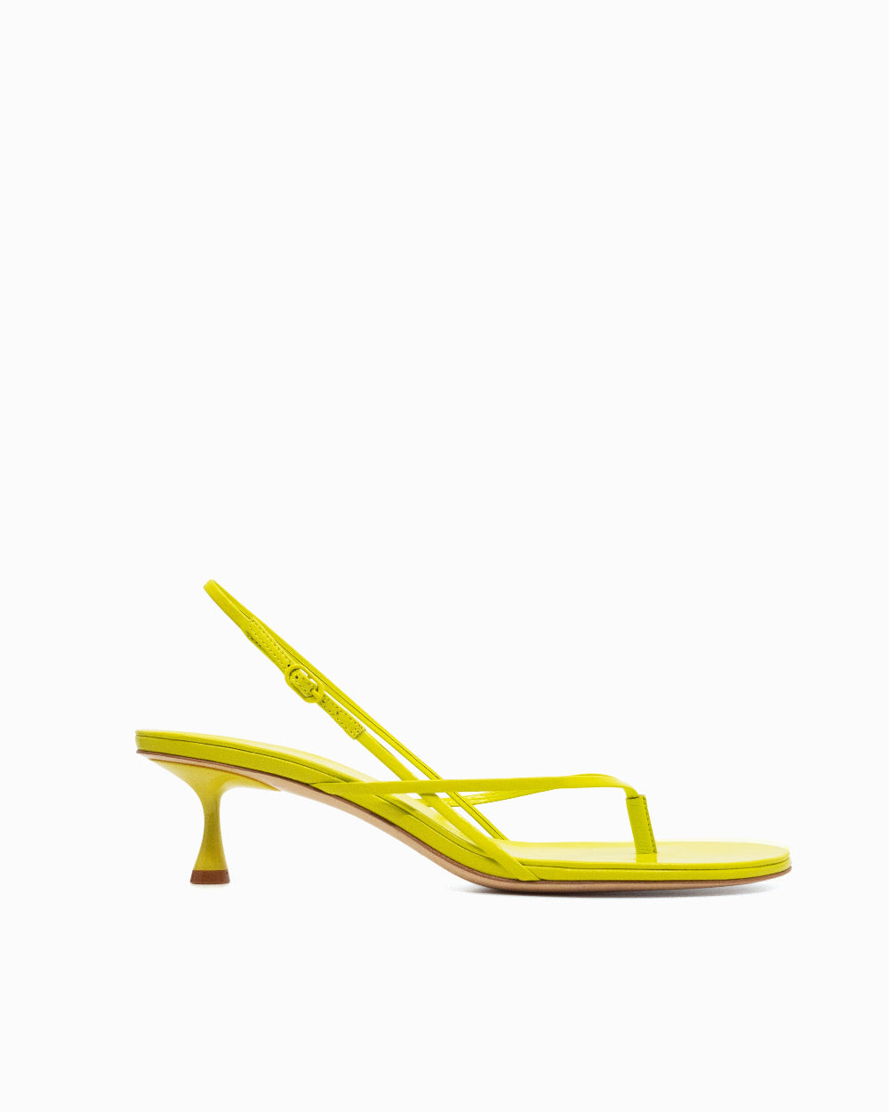 Wishbone 50 Heel | Acid Yellow