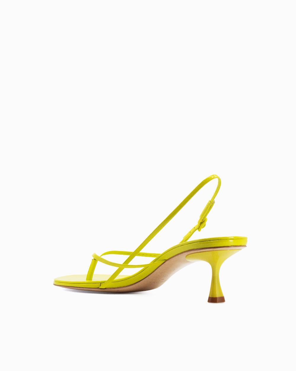 Wishbone 50 Heel | Acid Yellow