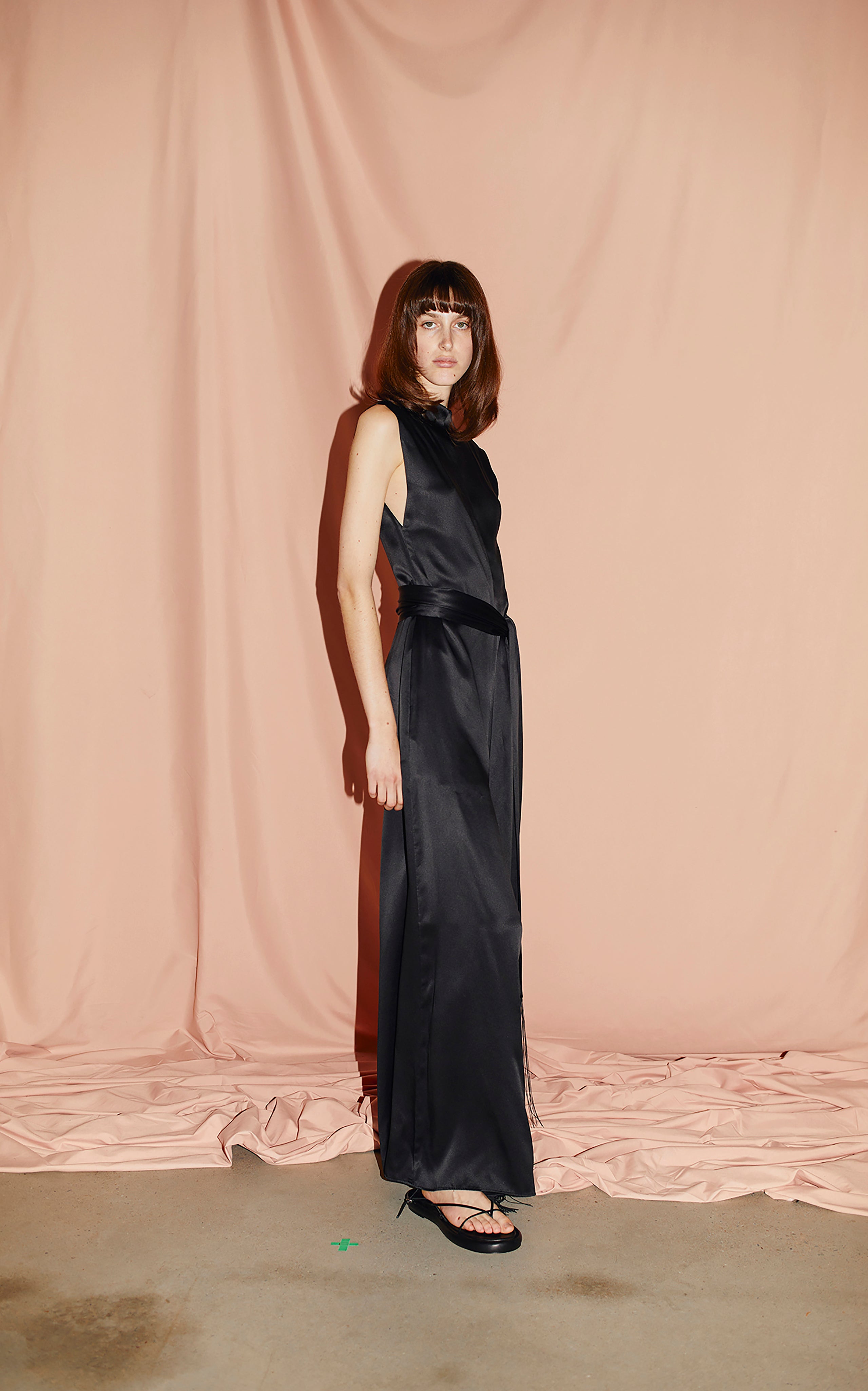 SAMPLE Cincture Belted Jumpsuit | Lobster