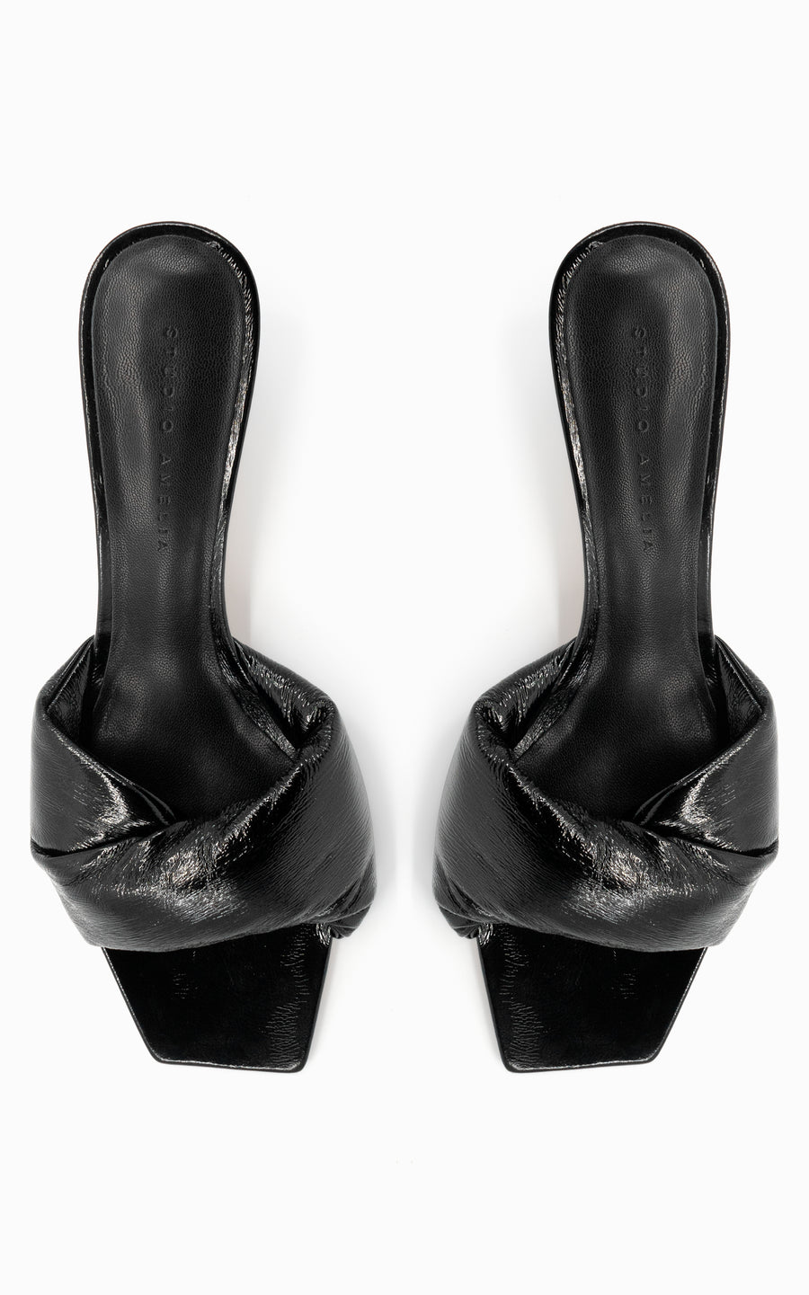 Twisted Patent 70 Heel | Black