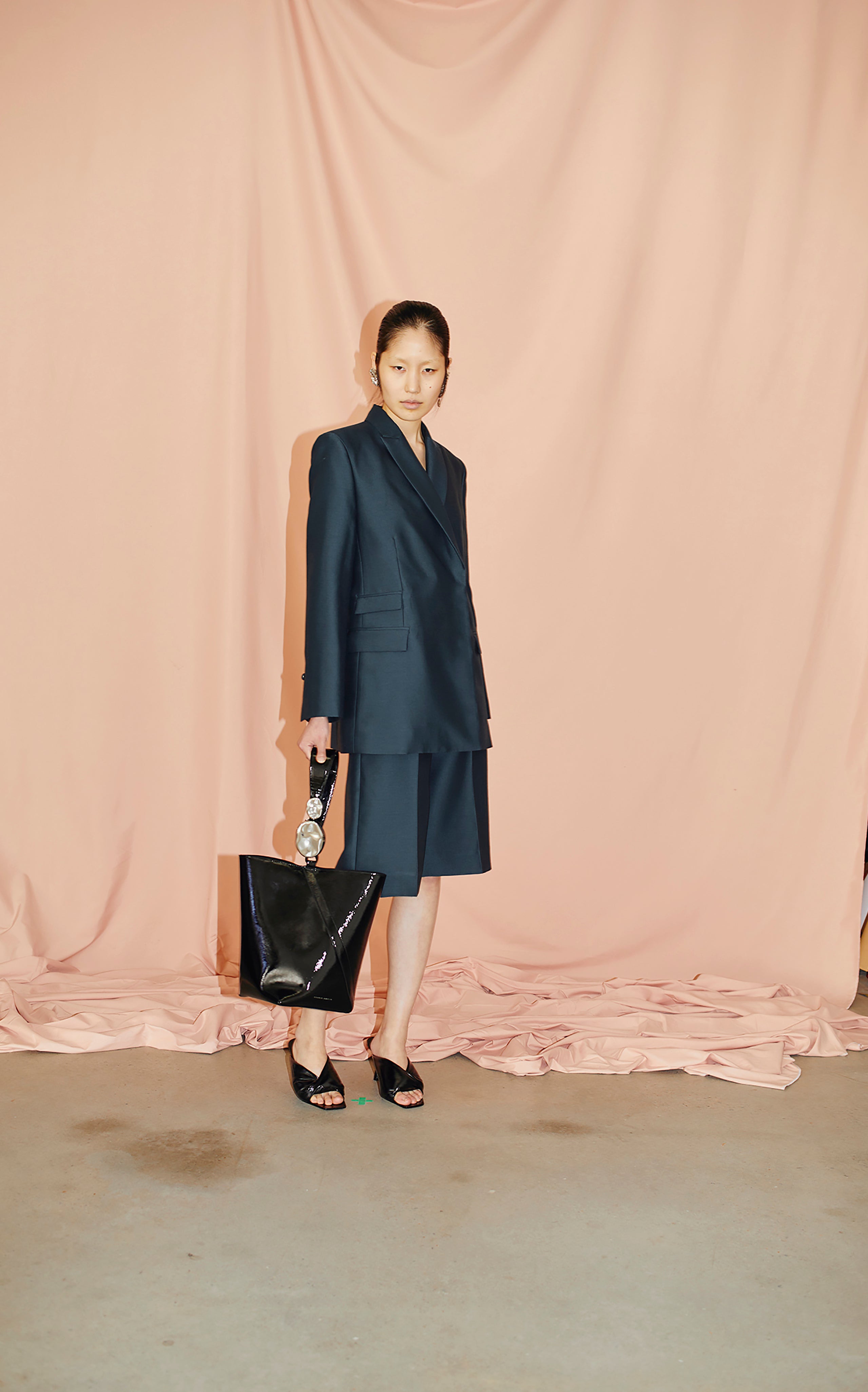 Poseidon Boxy Blazer | Seagrass