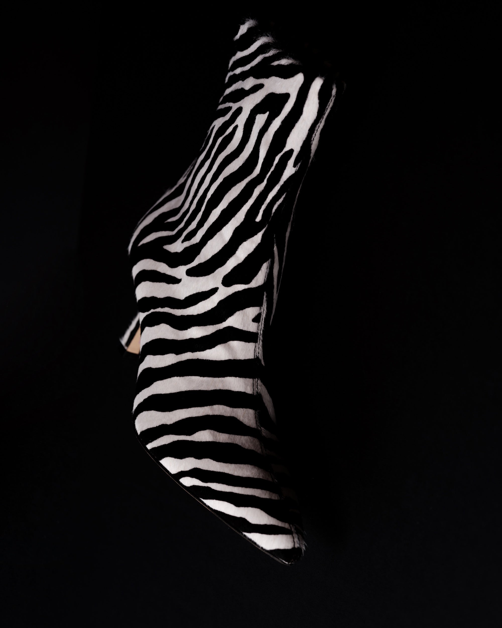 Petra Ankle Boot | Zebra