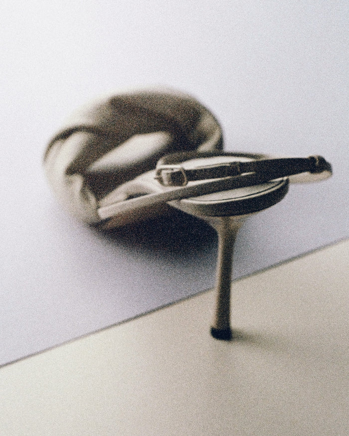 Twisted 90 Heel | Beige