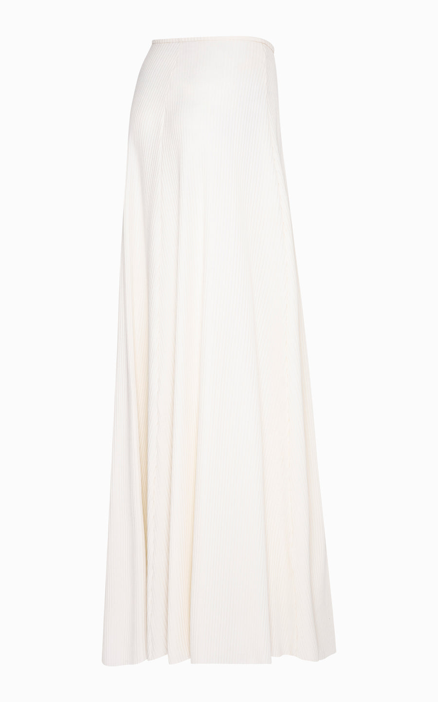 Neptune Rib Skirt | Ivory - SAMPLE