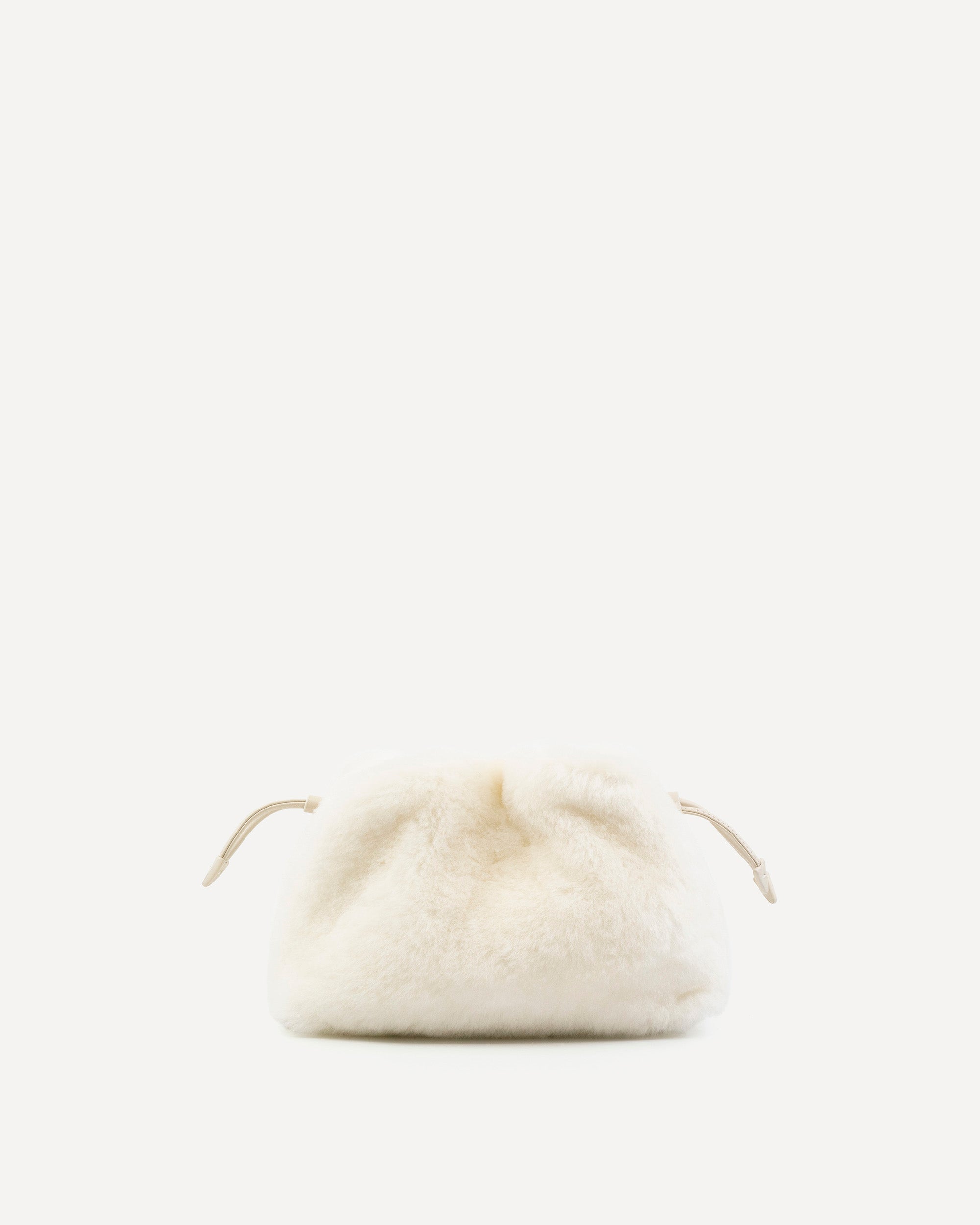 Alexandra Petite Drawstring | Ivory Shearling