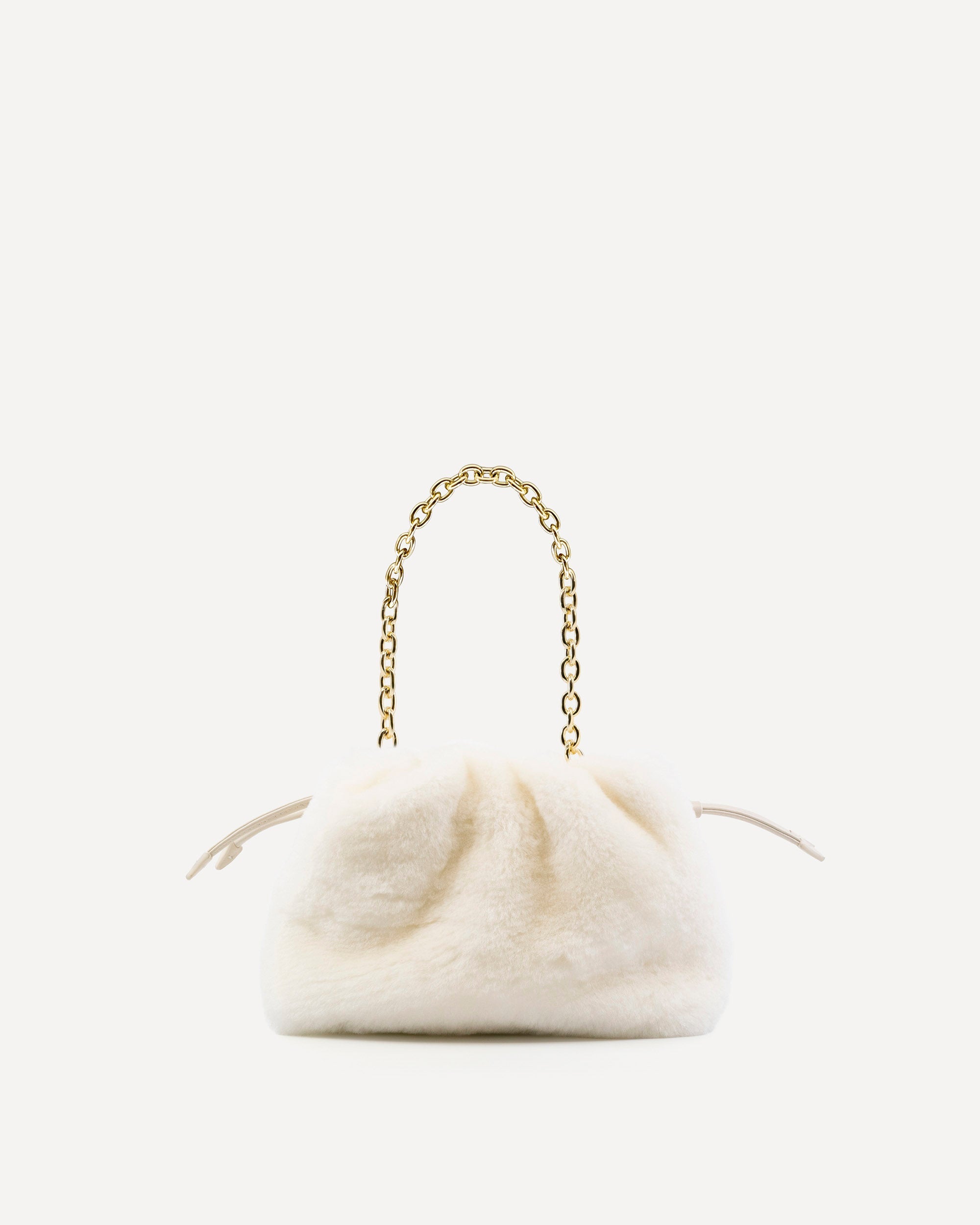 Alexandra Petite Drawstring | Ivory Shearling