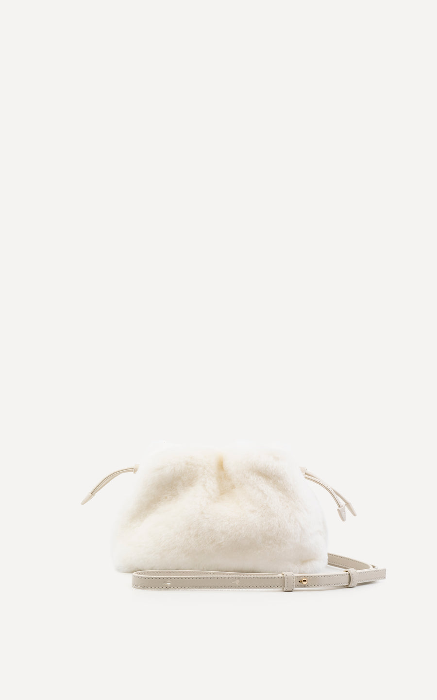 Alexandra Petite Drawstring | Ivory Shearling