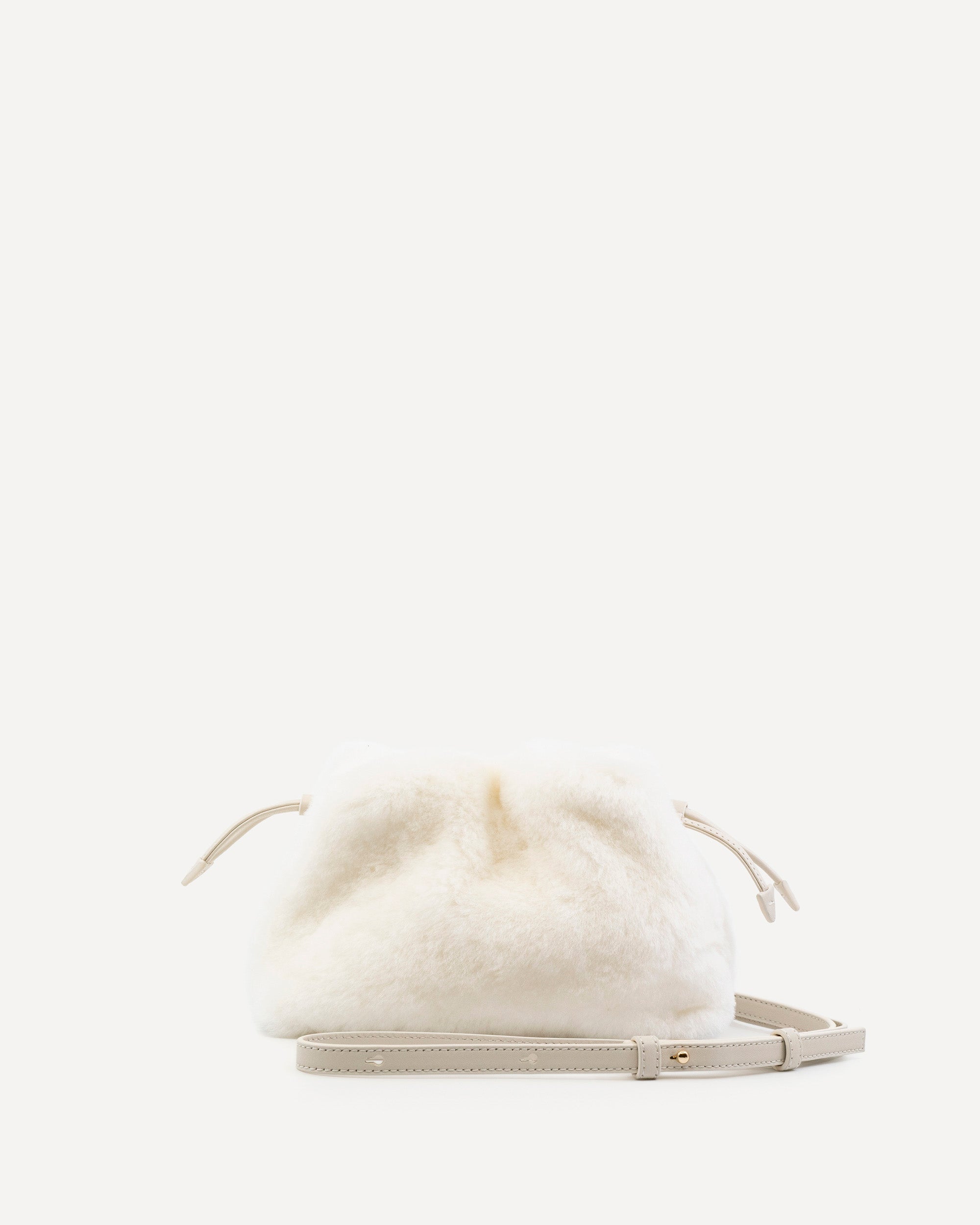 Alexandra Petite Drawstring | Ivory Shearling