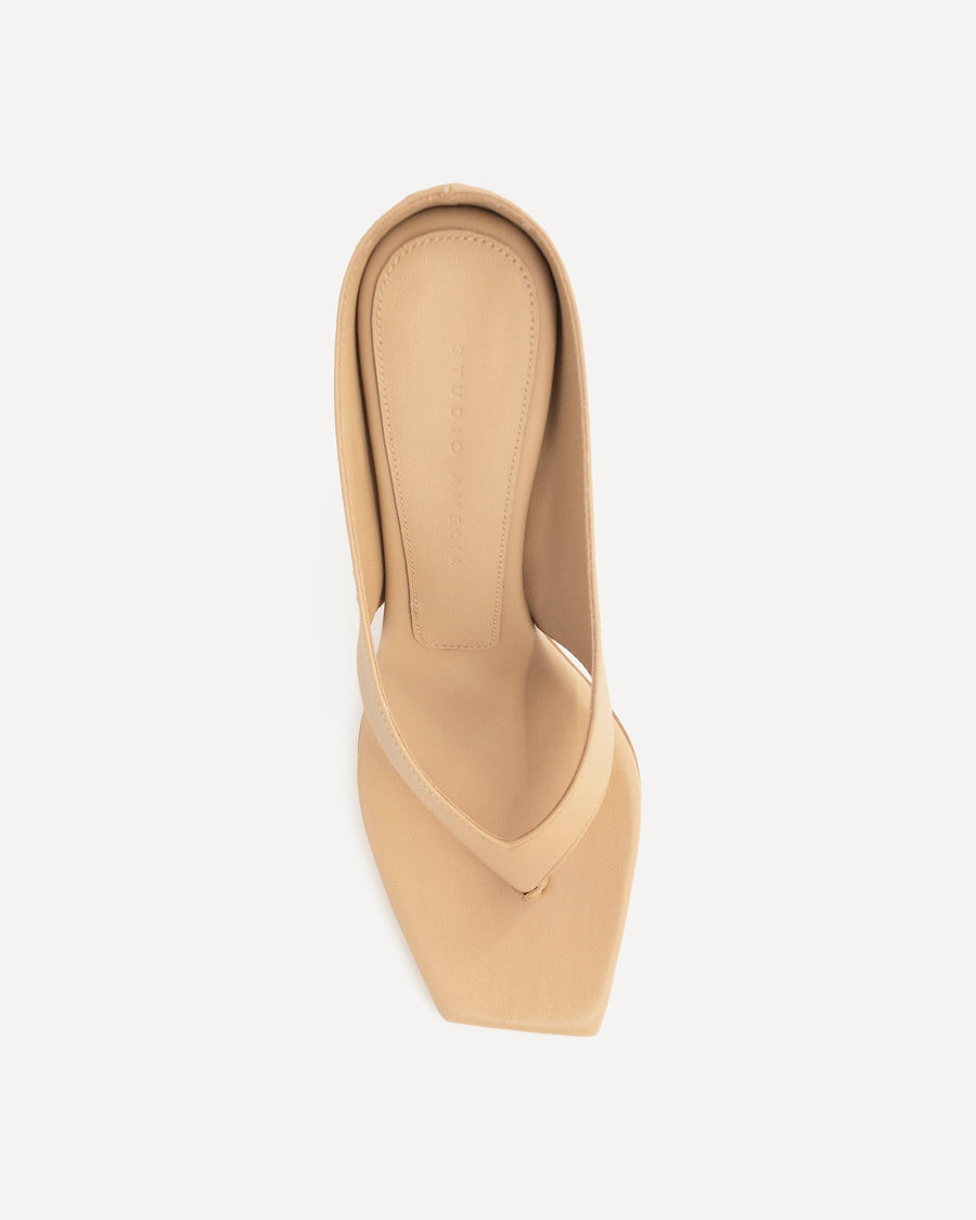 Angela 90 Heel | Beige