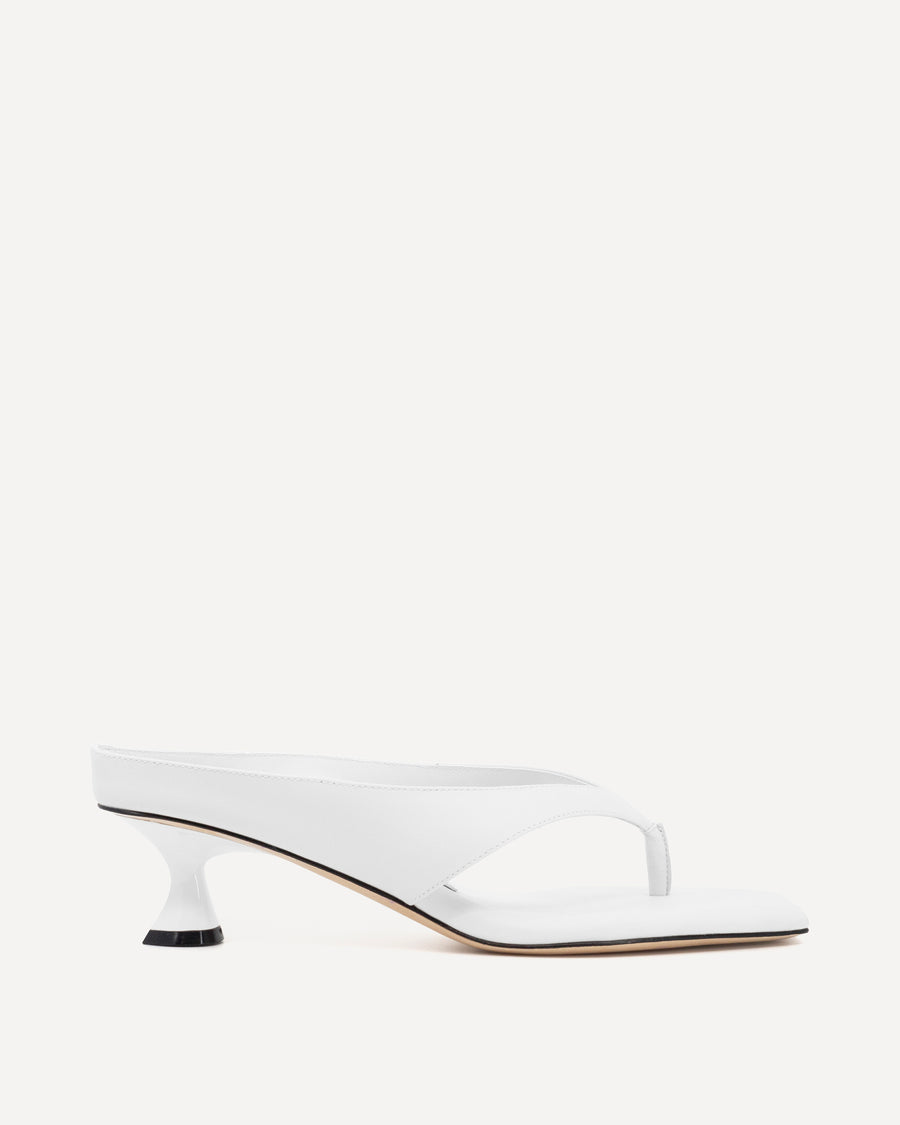 Angela 50 Heel | White