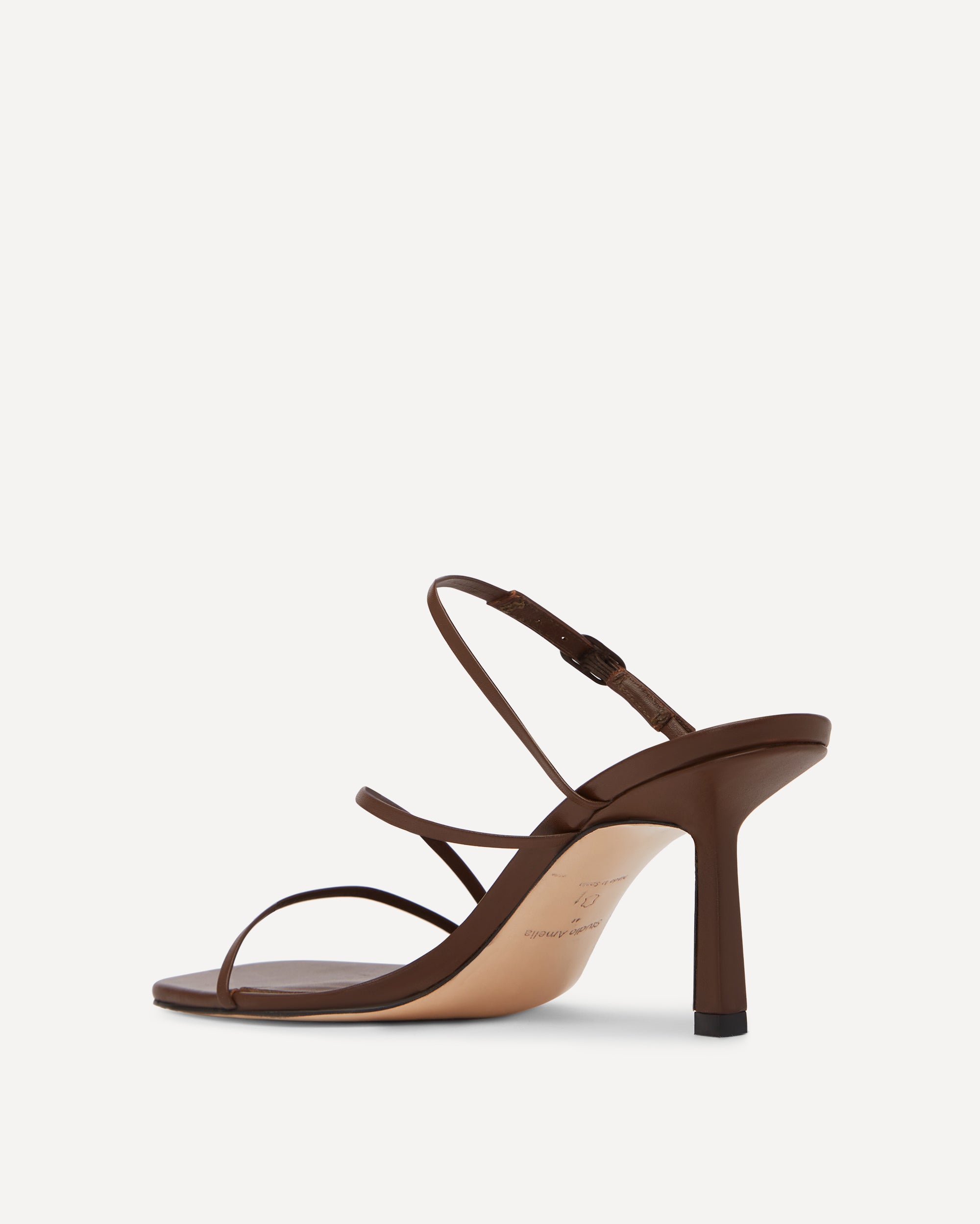 Bias Wrap 70 Heel | Chocolate