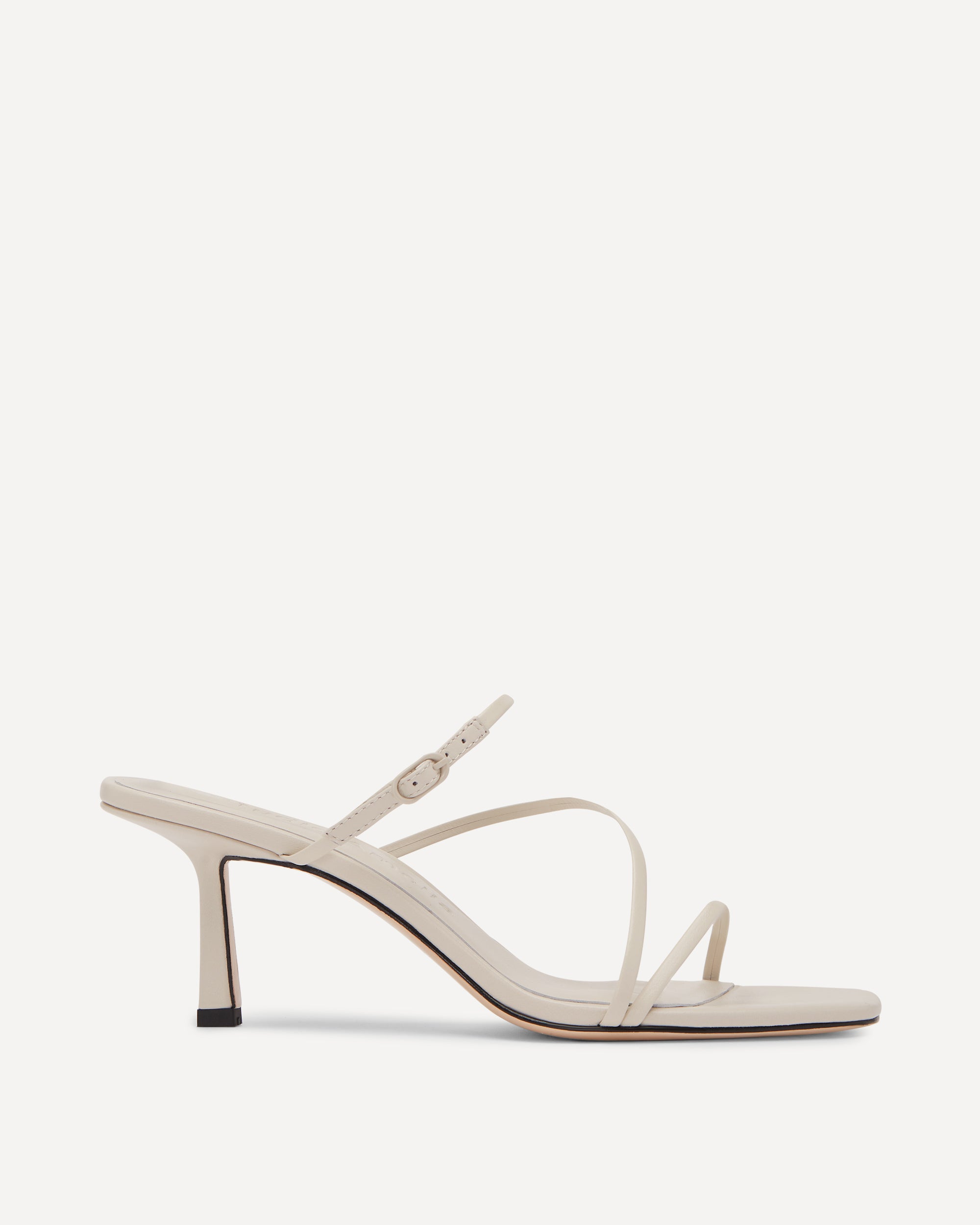 Bias Wrap 70 Heel | Cream