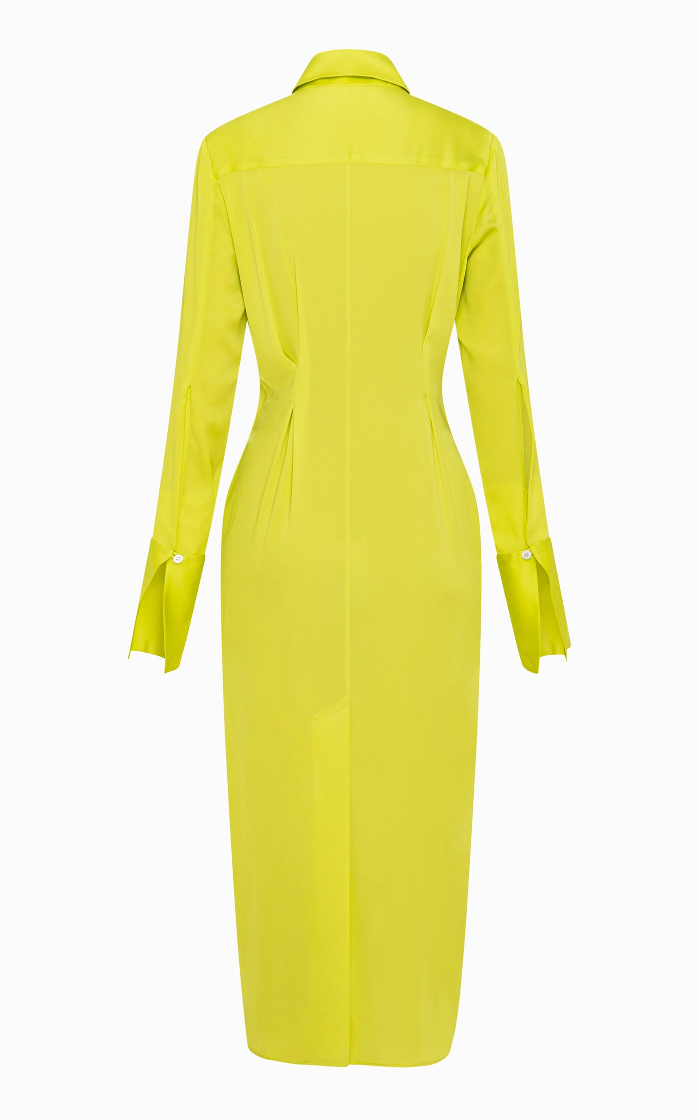 Blithe Shirt Dress | Yellow - SAMPLE