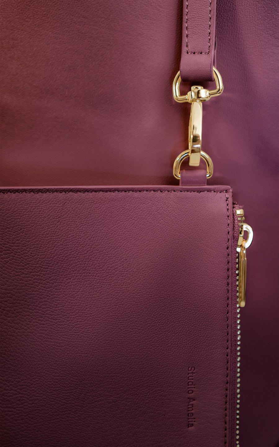 Canter Tote | Burgundy