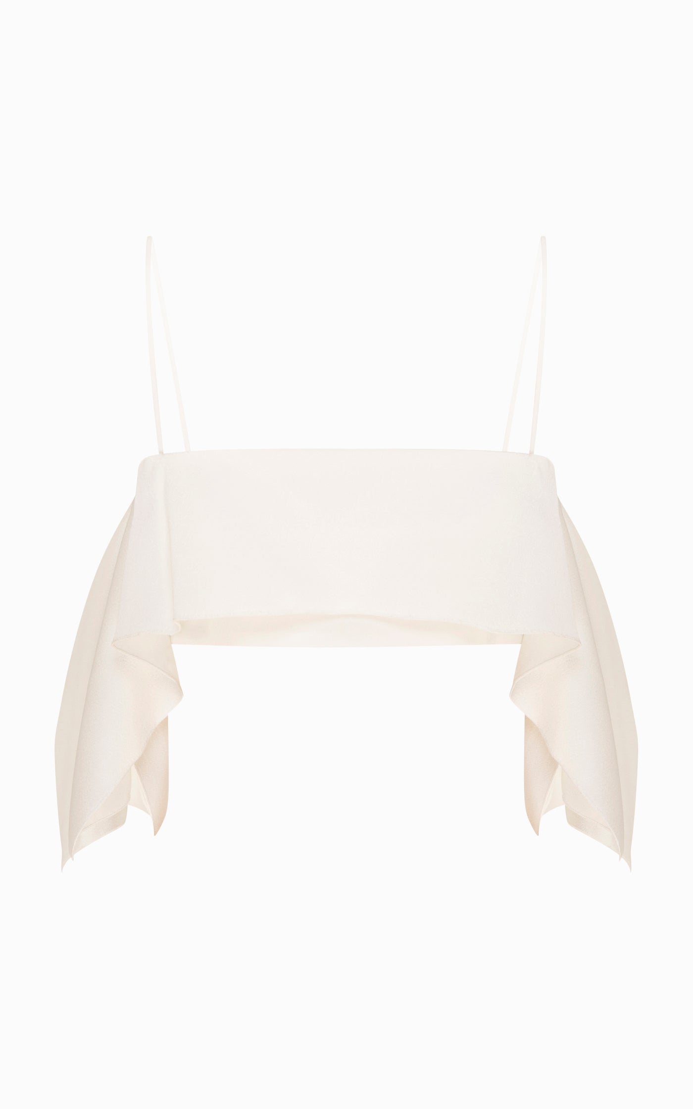 Cascade Winged Bandeau Top | Black - SAMPLE