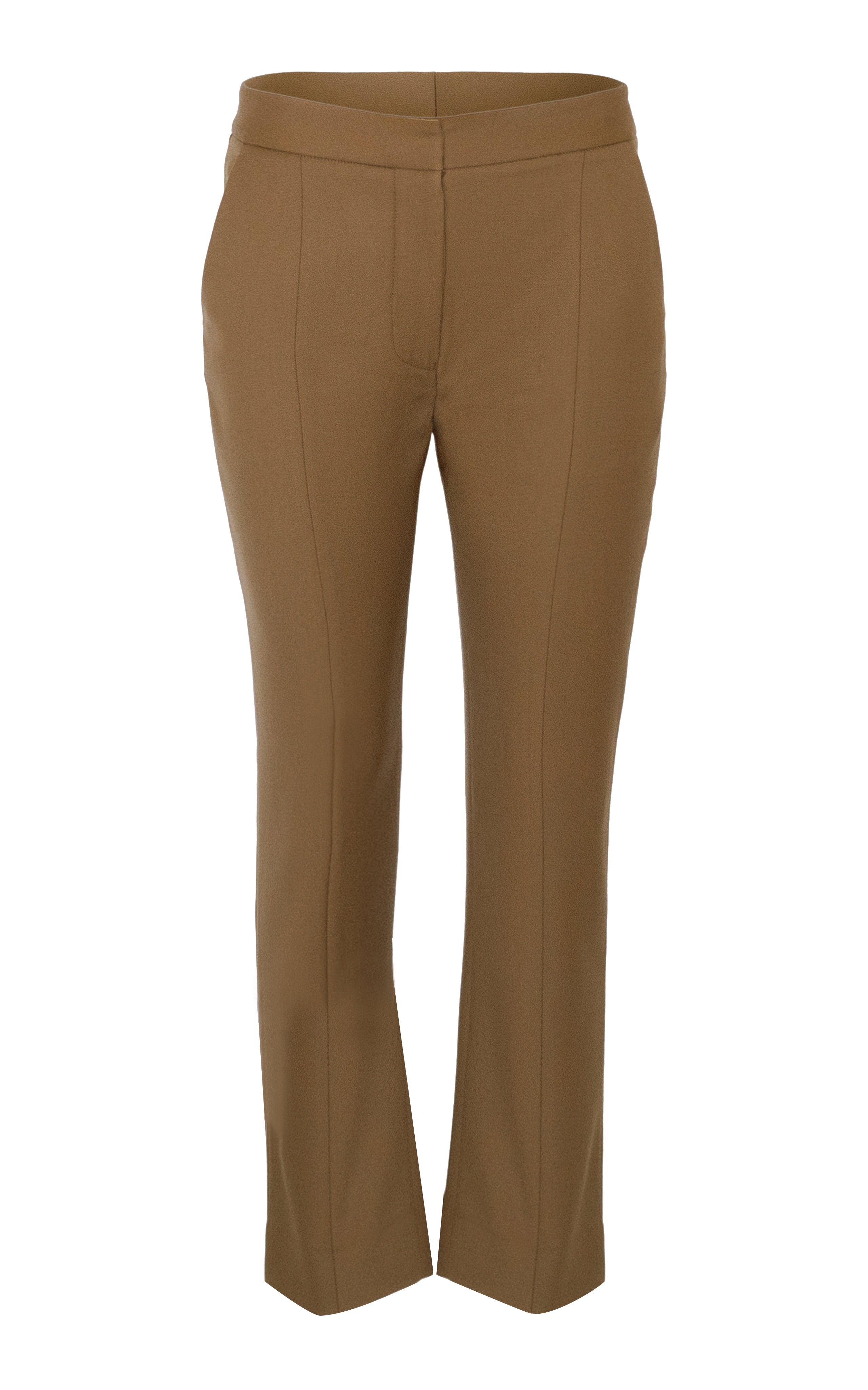 Crop Slim Pant | Almond