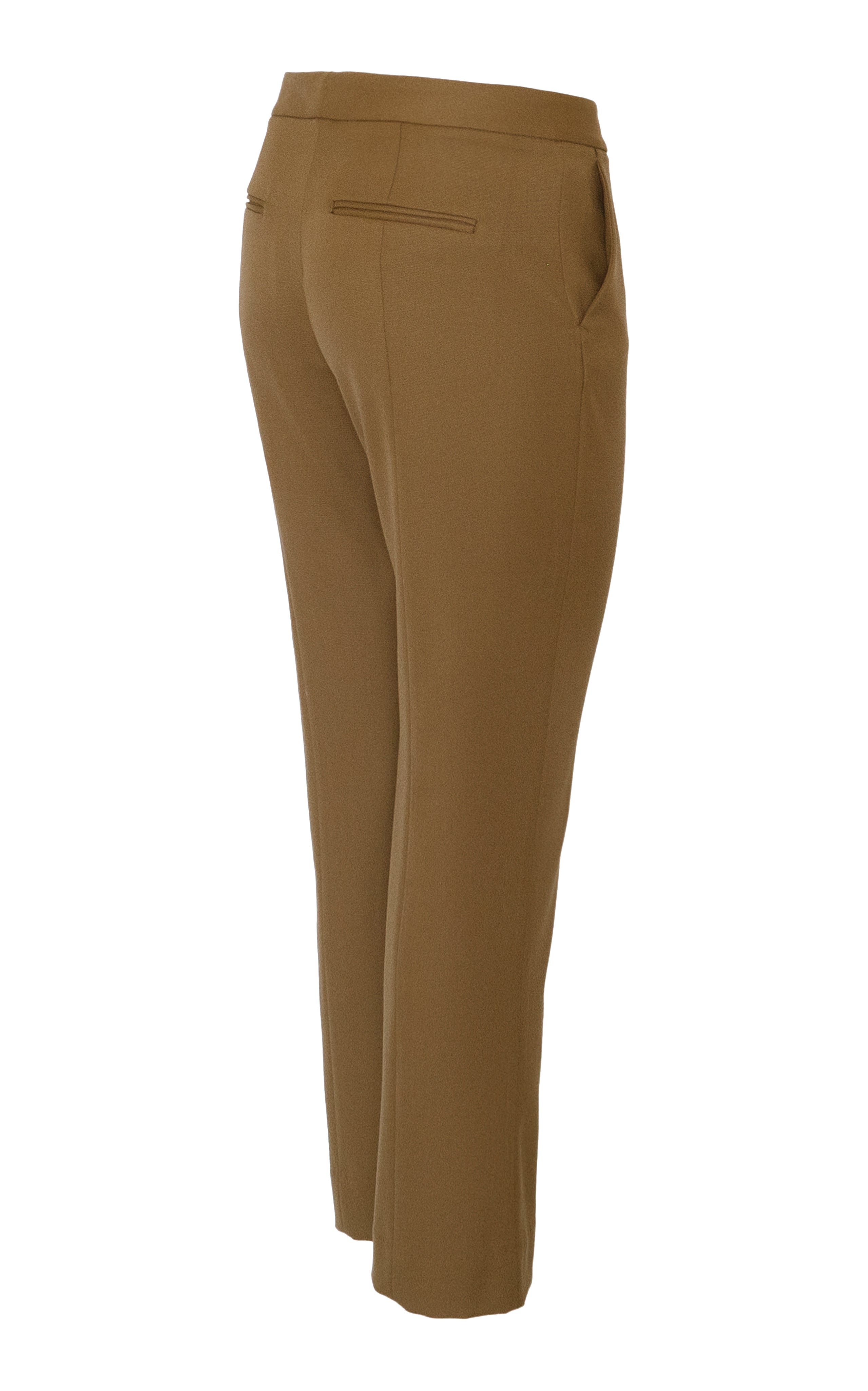 Crop Slim Pant | Almond