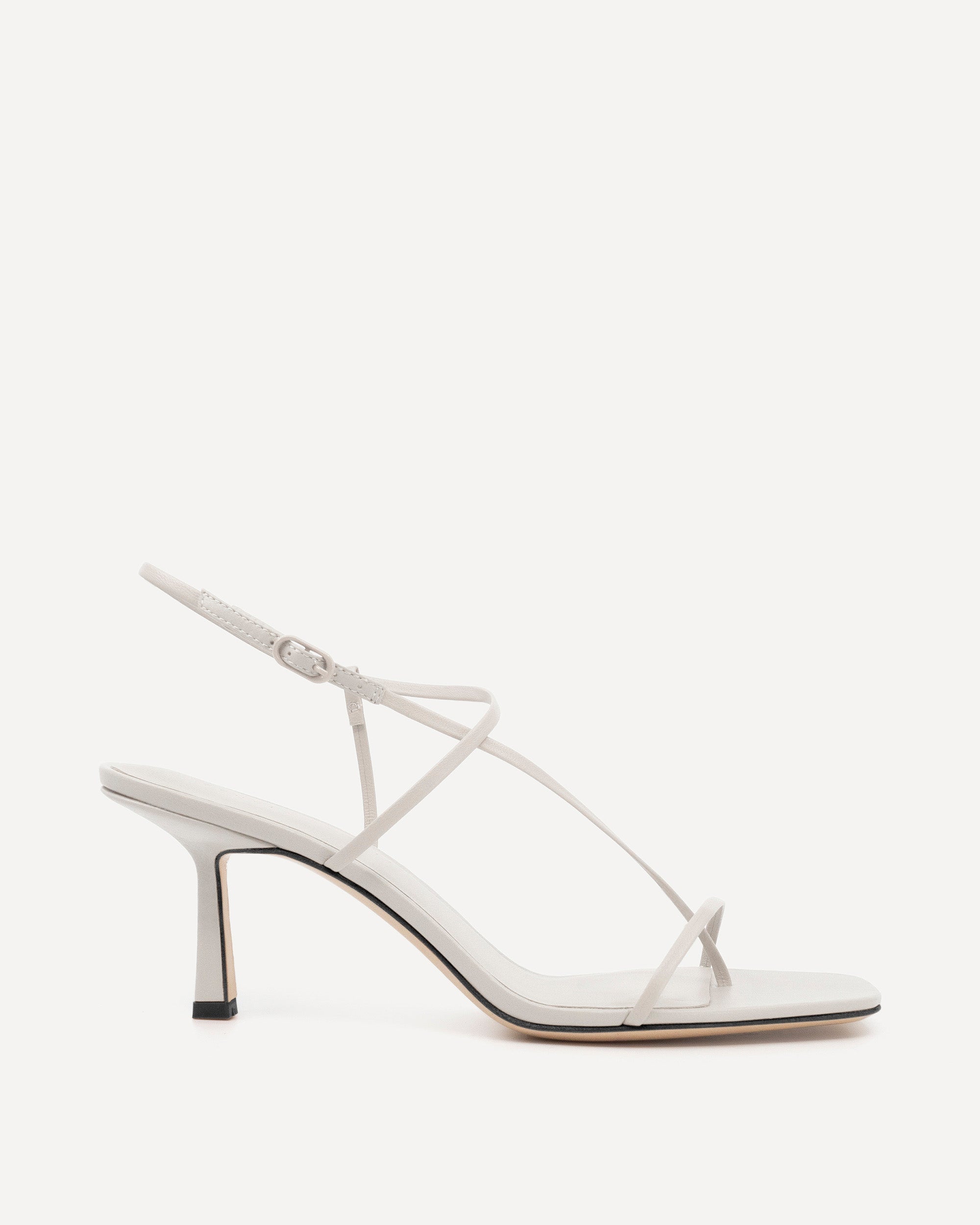 Cross Front 70 Heel | Stone